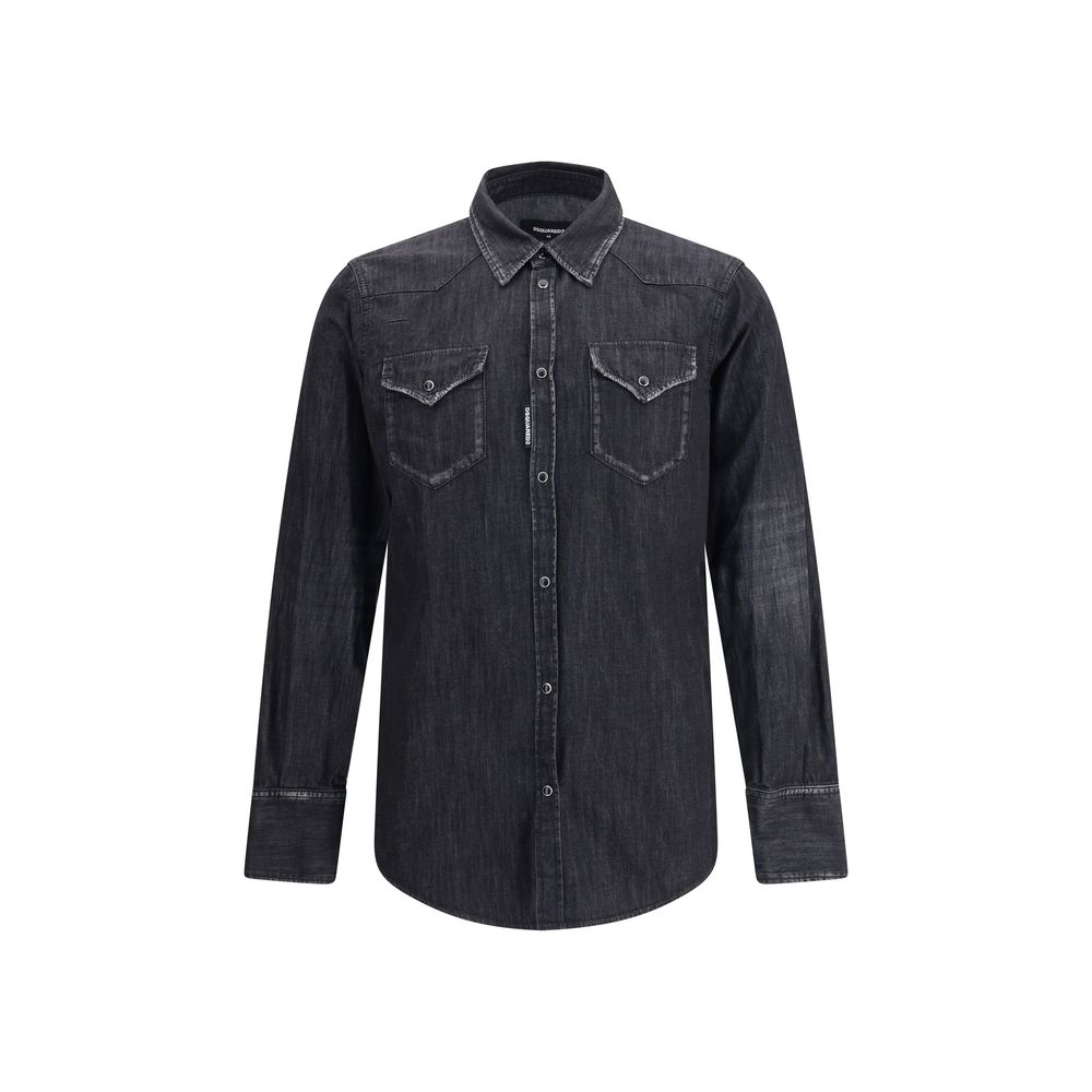 Black Denim Shirt