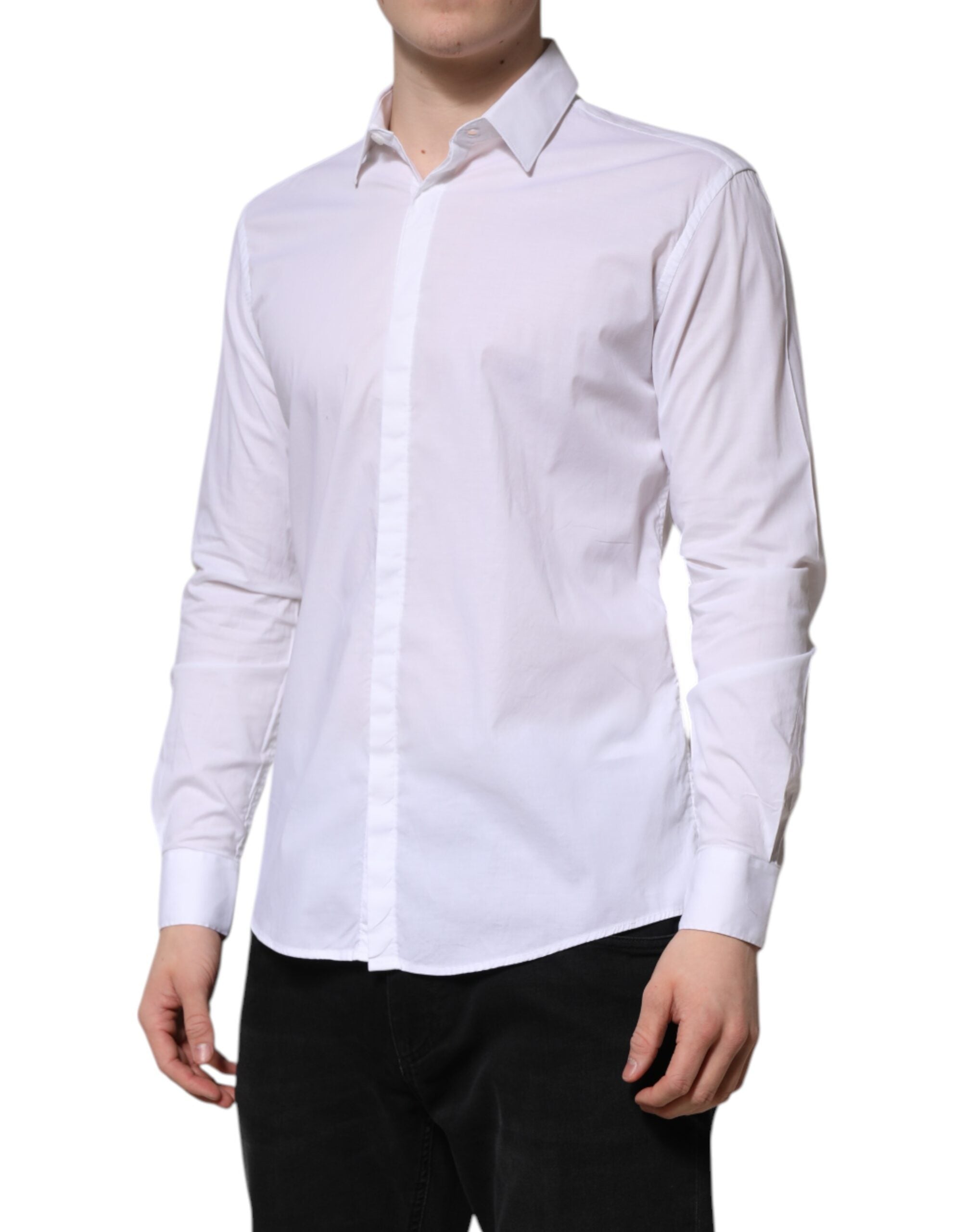 White Long Sleeves Dress Shirt