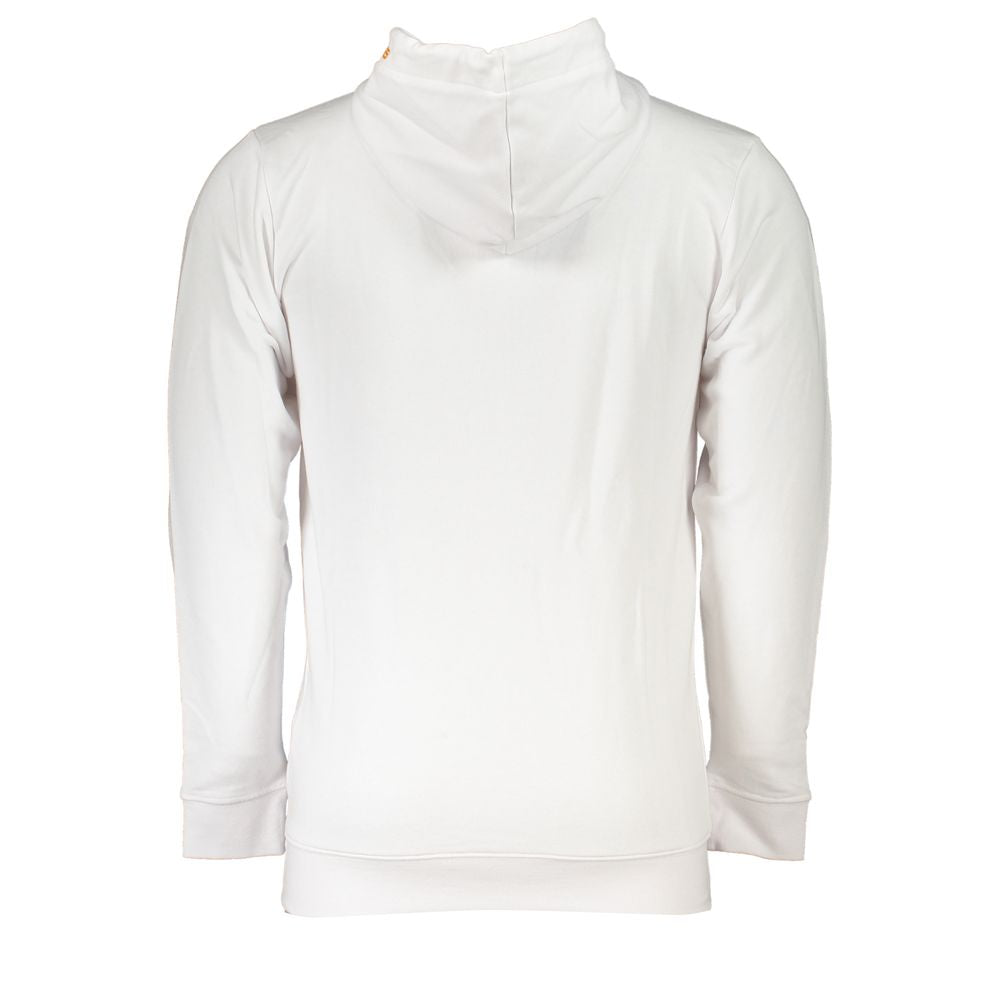White Cotton Men Sweatshirt