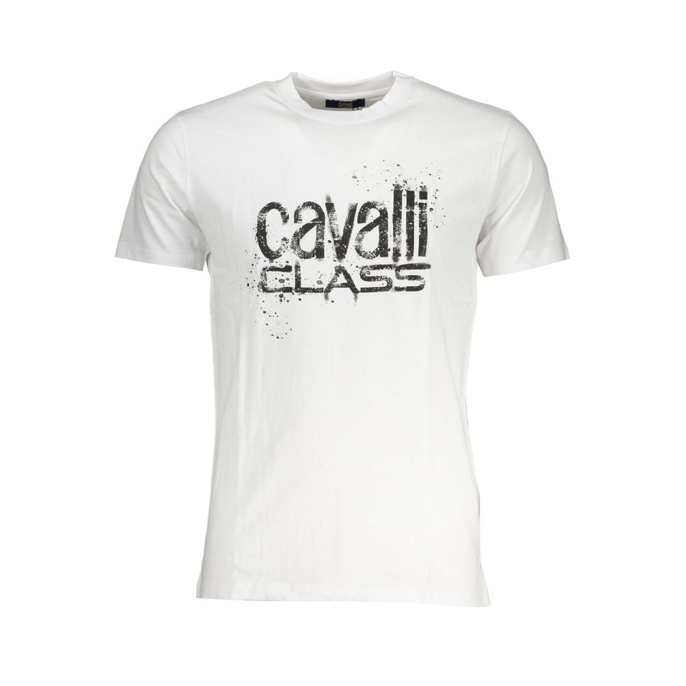 White Cotton Men T-Shirt