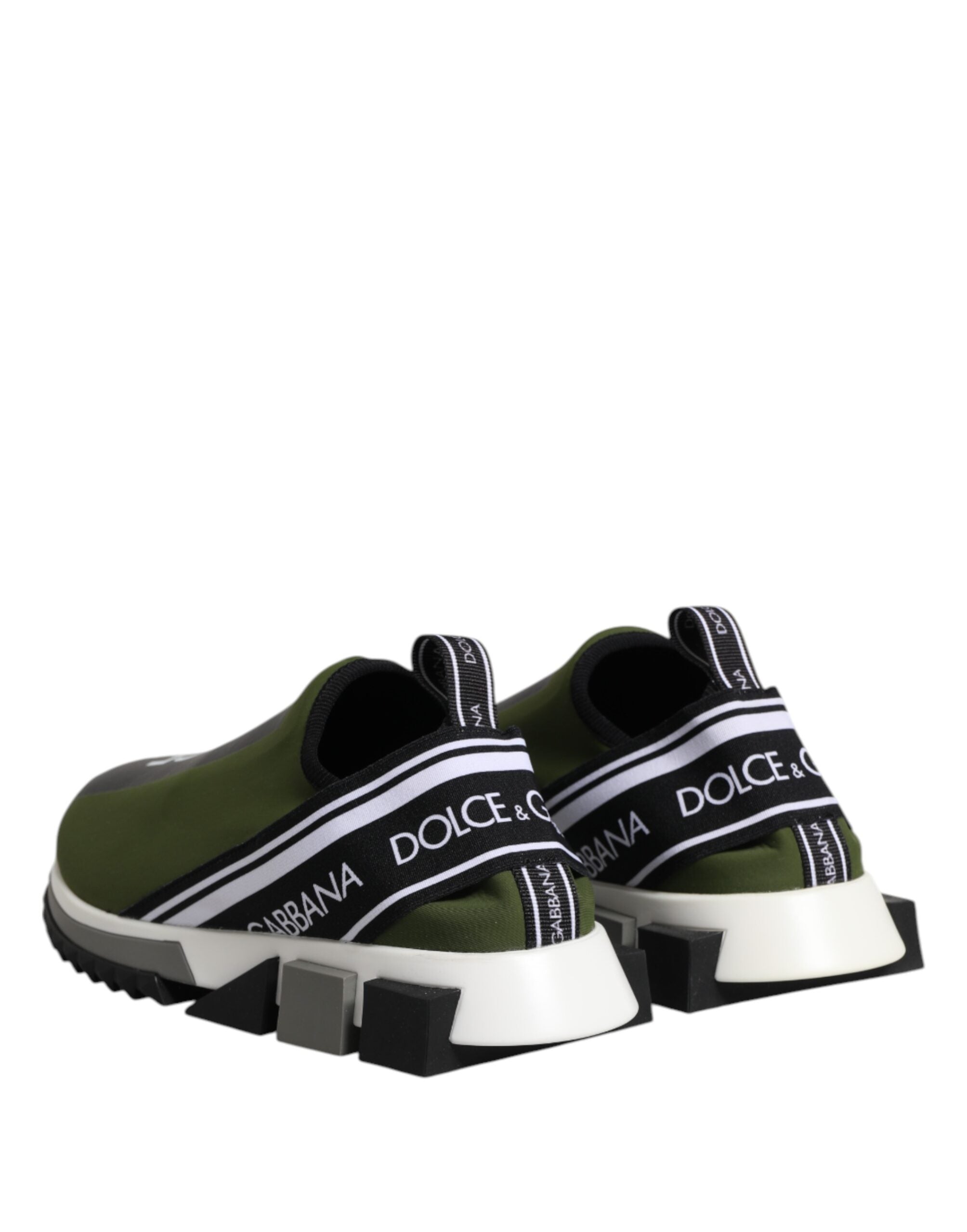 Green Black Slip On Sorrento Sneakers Shoes