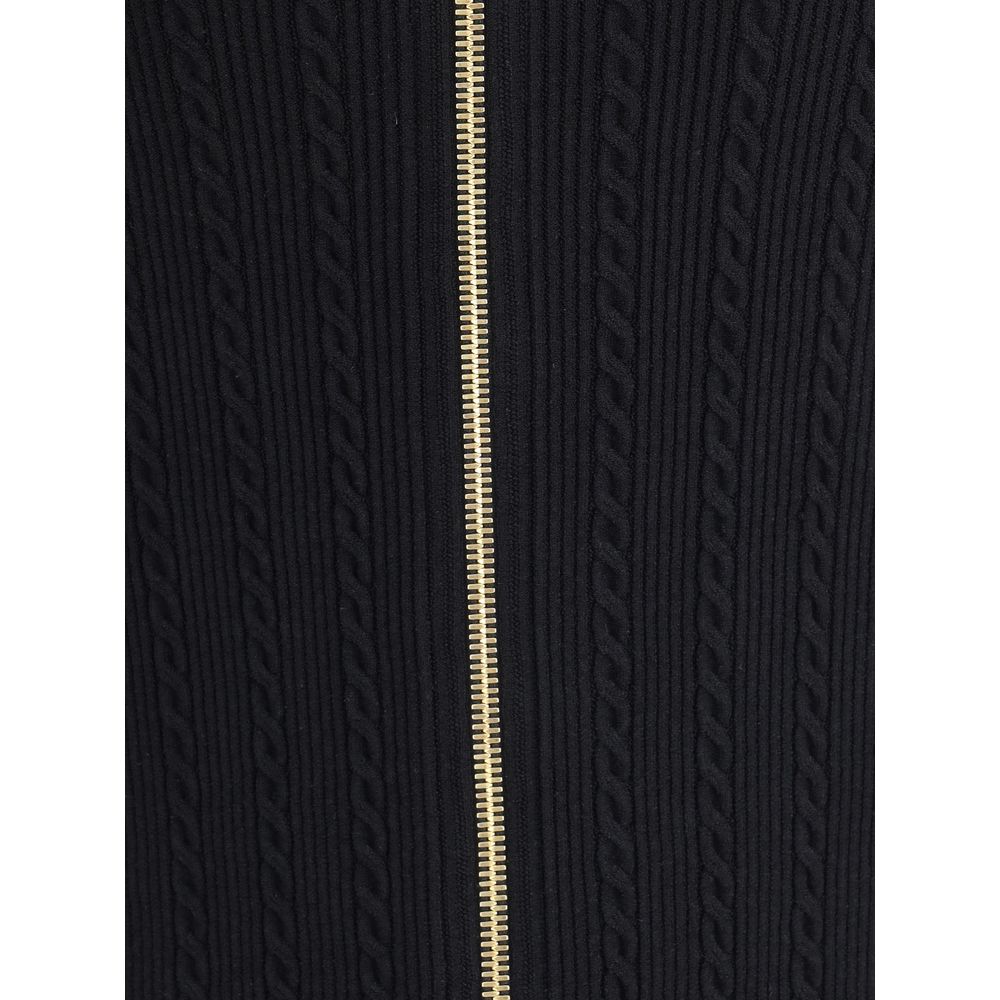 Gold Viscose Midi Skirt