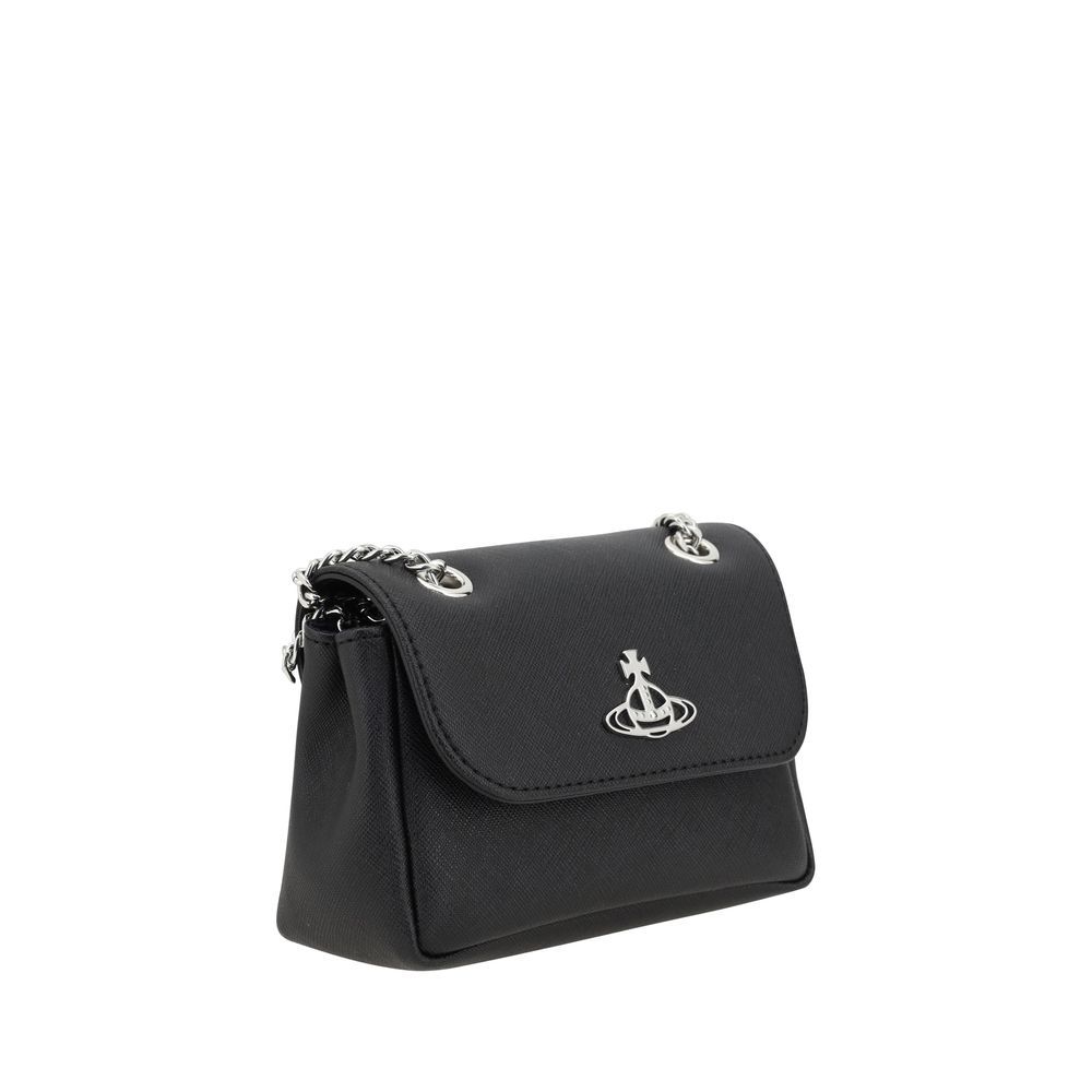 Black Polyethylene Shoulder Bag