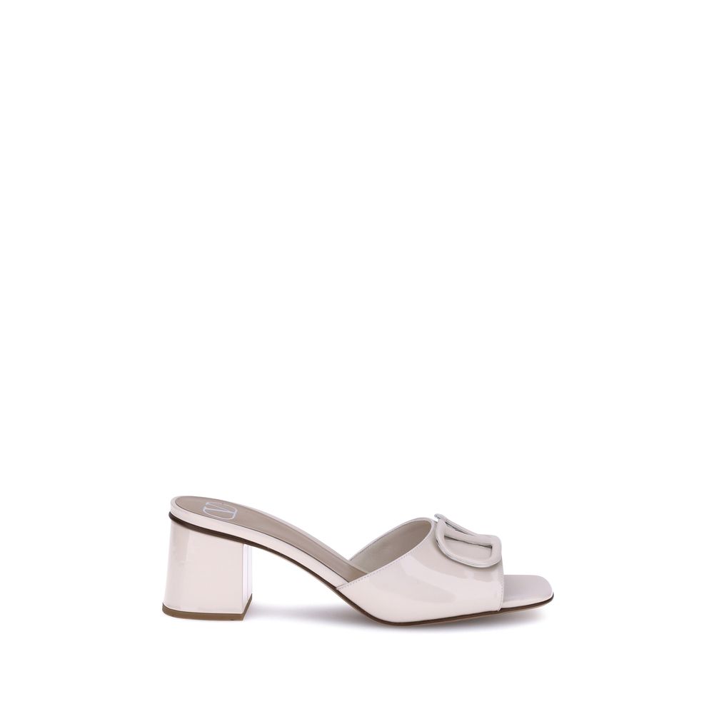 Cream Calf Leather Bos Taurus Sandals