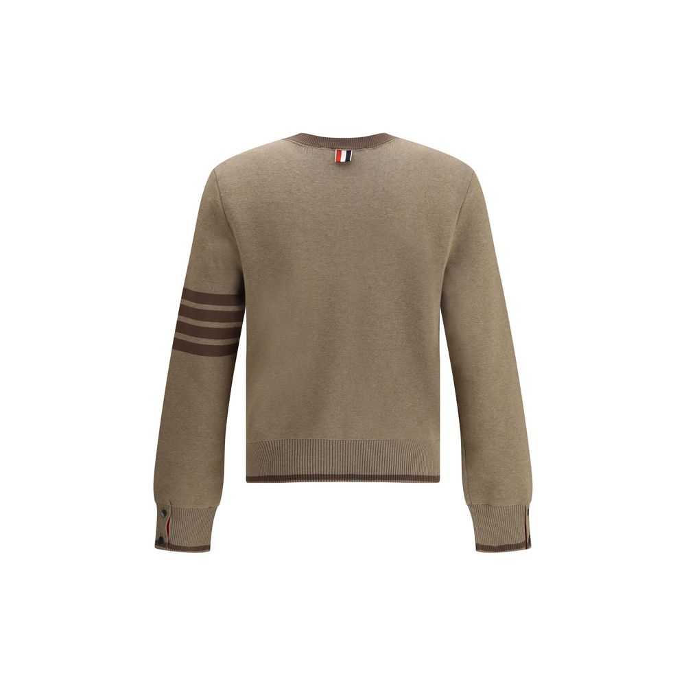 Brown Cotton Sweatshirt