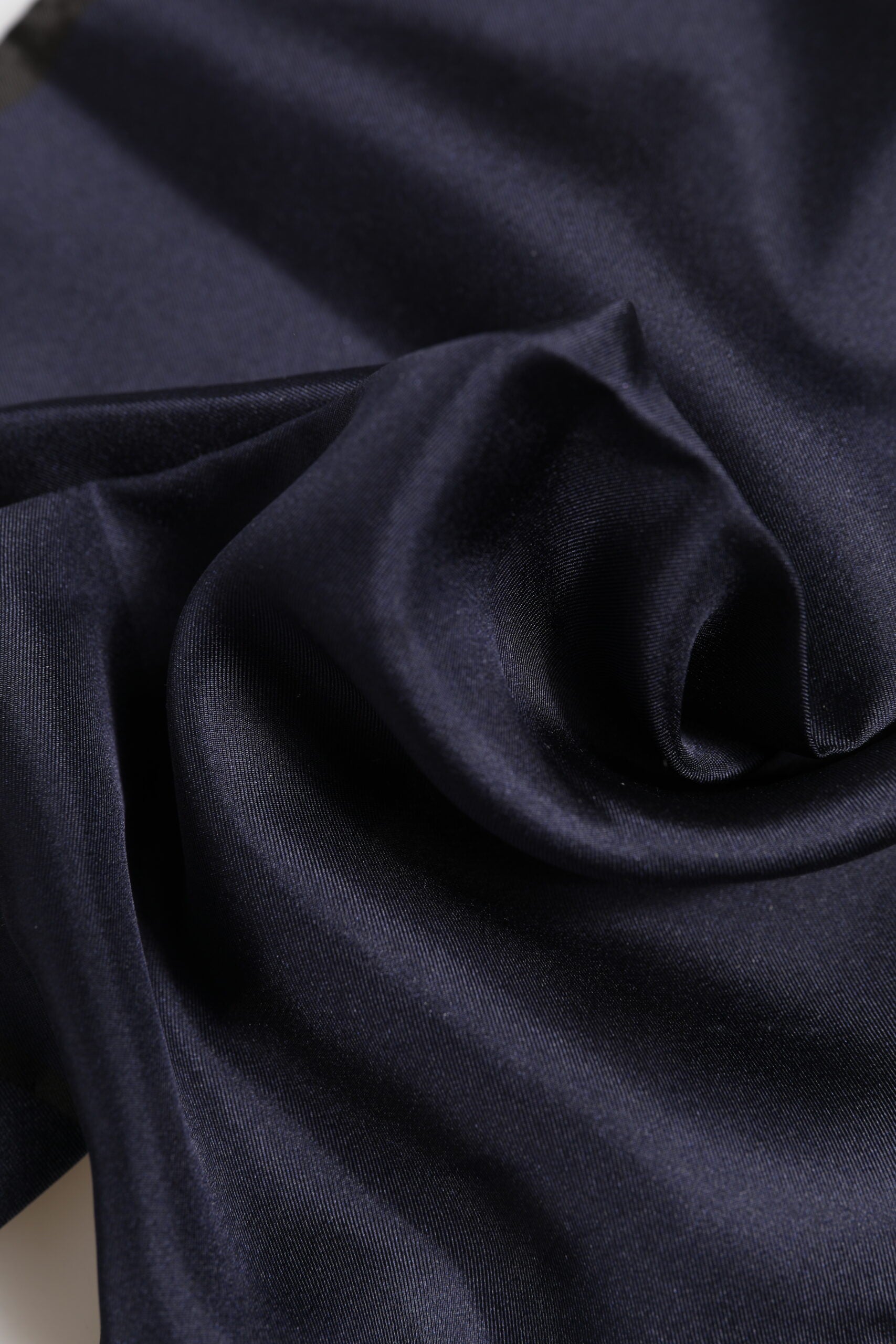 Blue DG Crown Silk Square Men Foulard Scarf