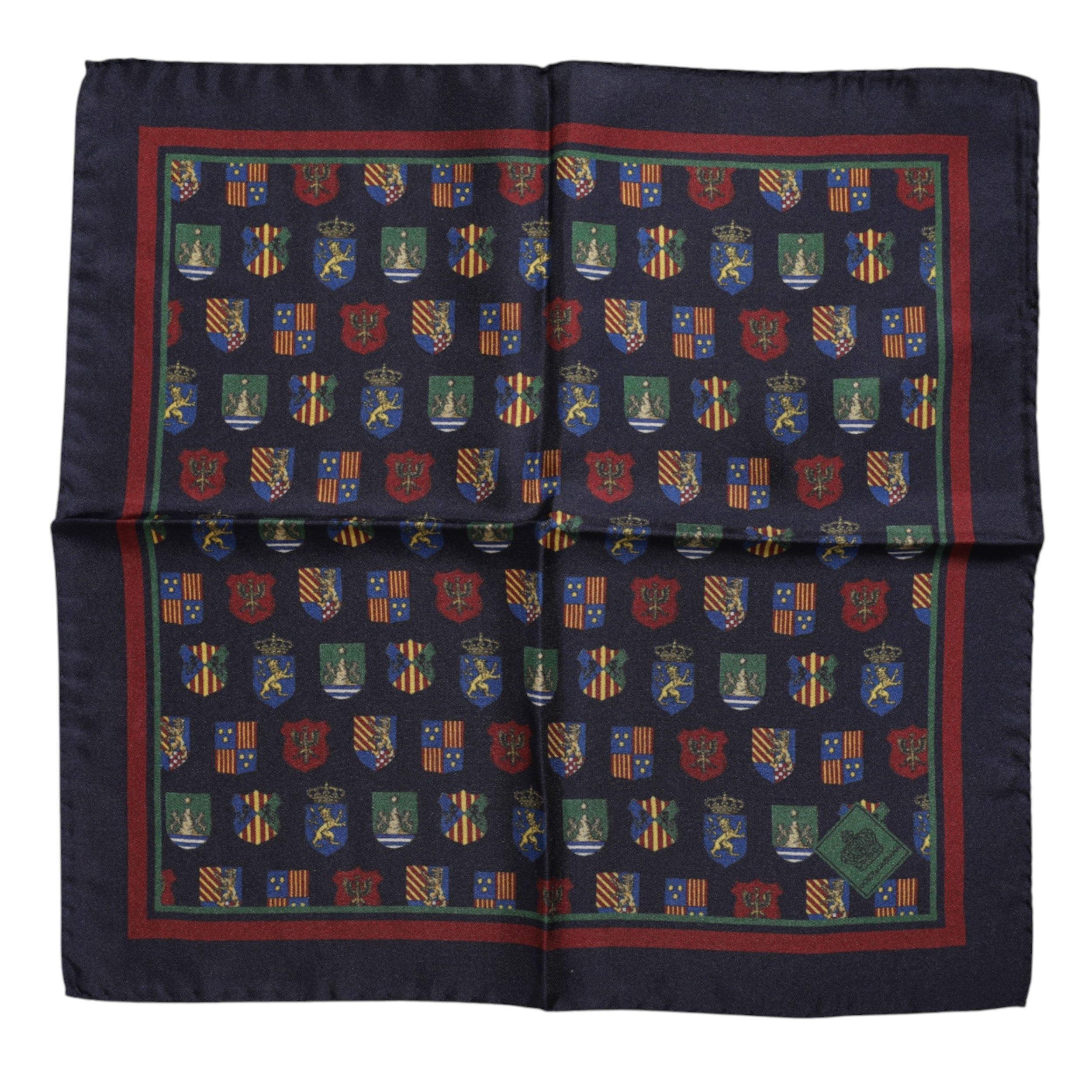 Multicolor Medals Square Foulard Scarf