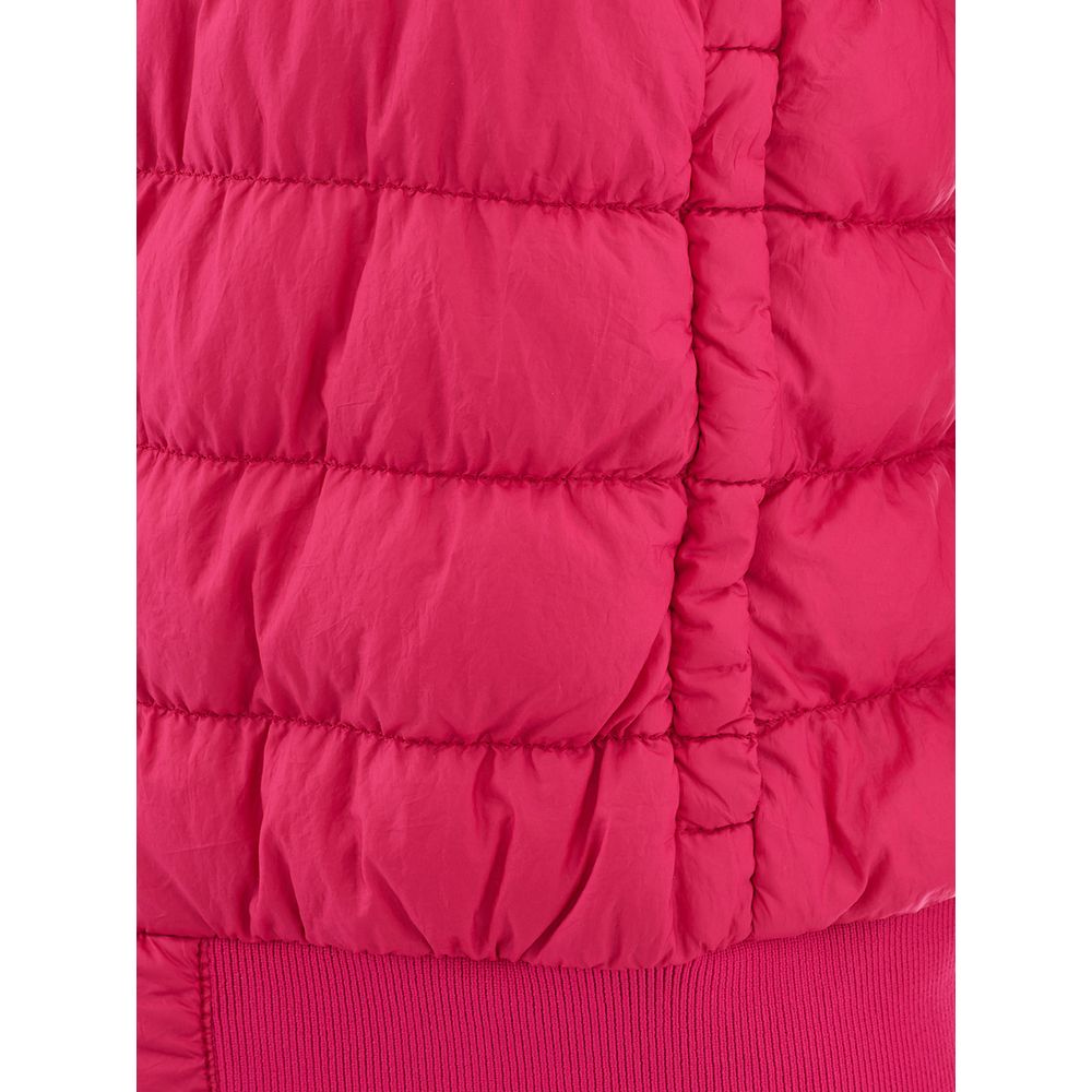 Fuchsia Polyamide Bomber