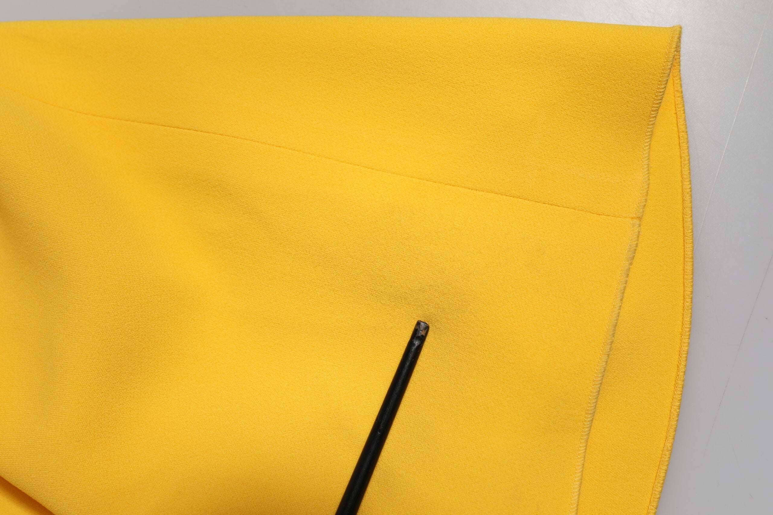 Yellow One Shoulder Side Slit Sheath Dress