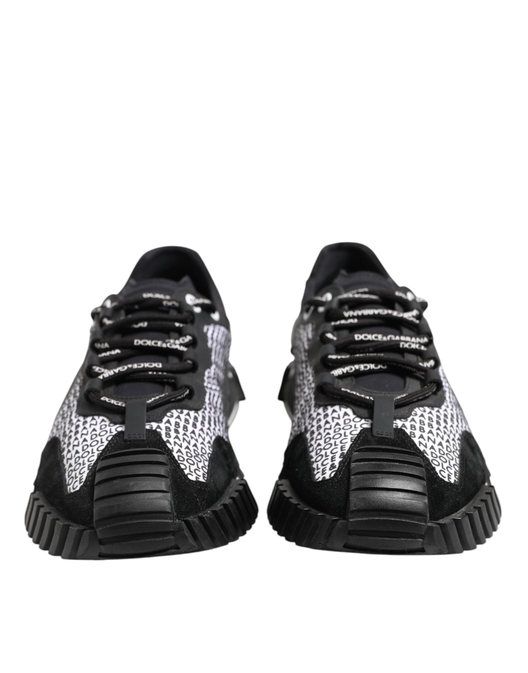 Black Logo Lace Up Low Top NS1 Sneakers Shoes