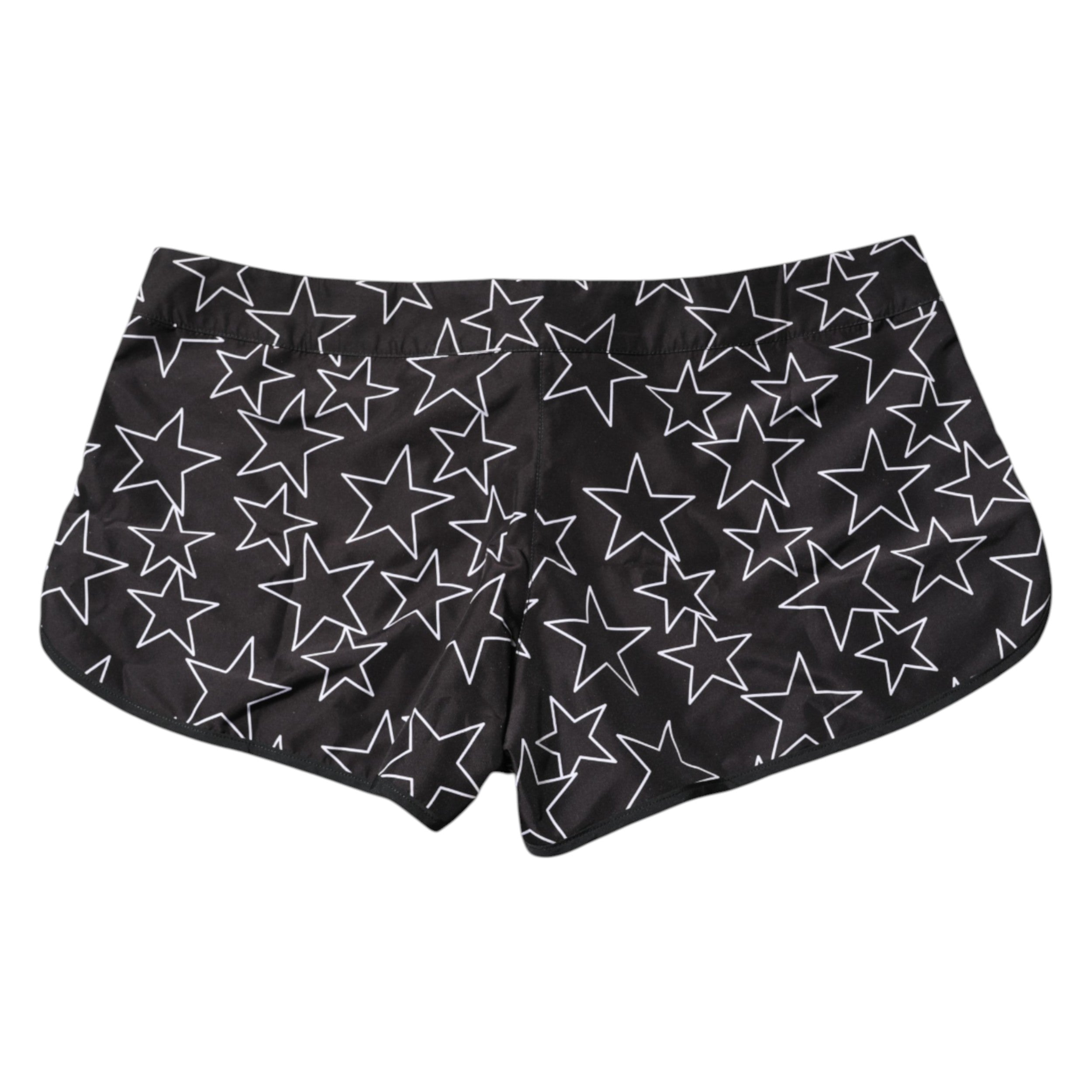 Black Star Print Beachwear Shorts Swimwear