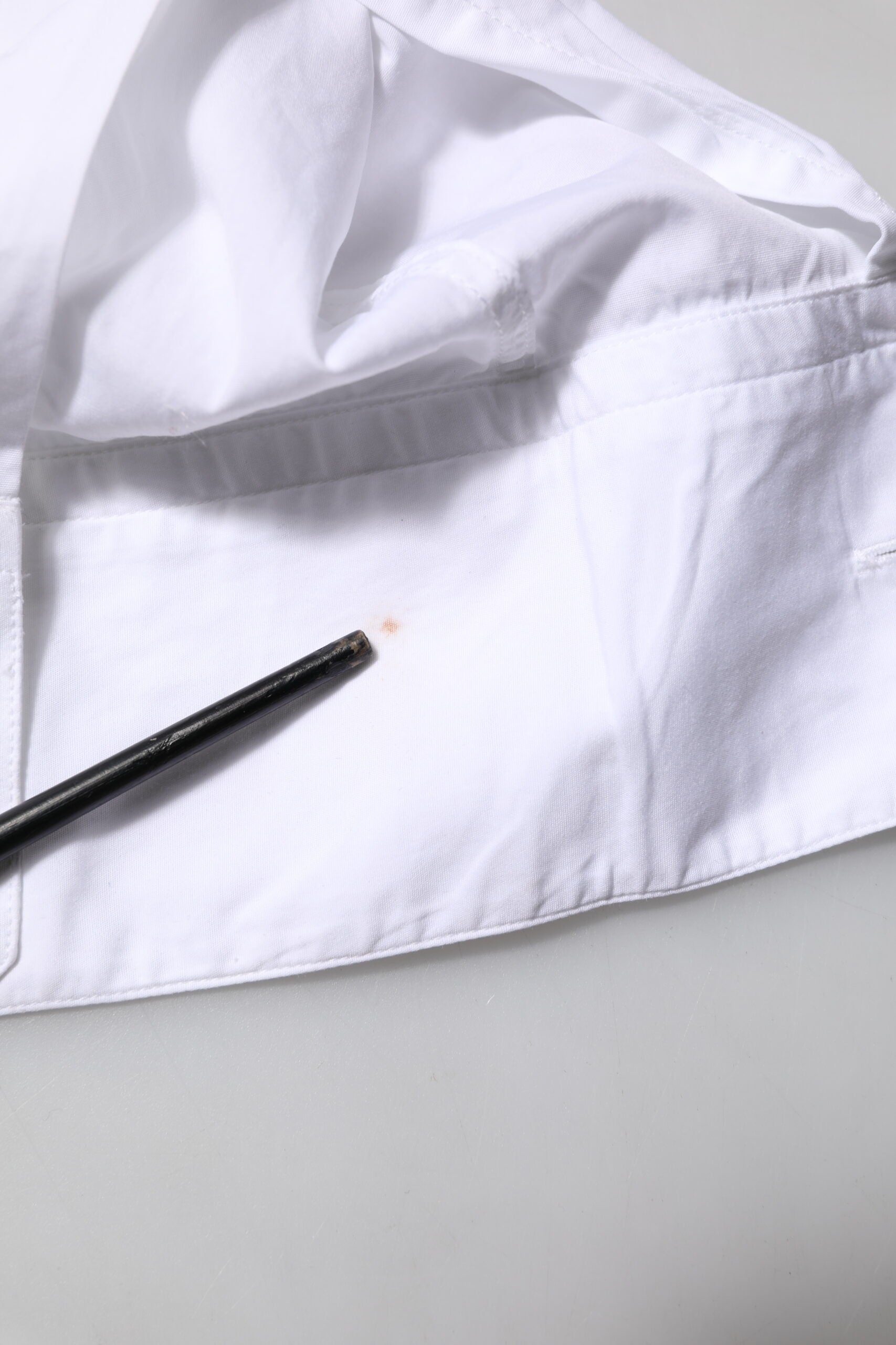 White Cotton Long Sleeves GOLD Formal Shirt