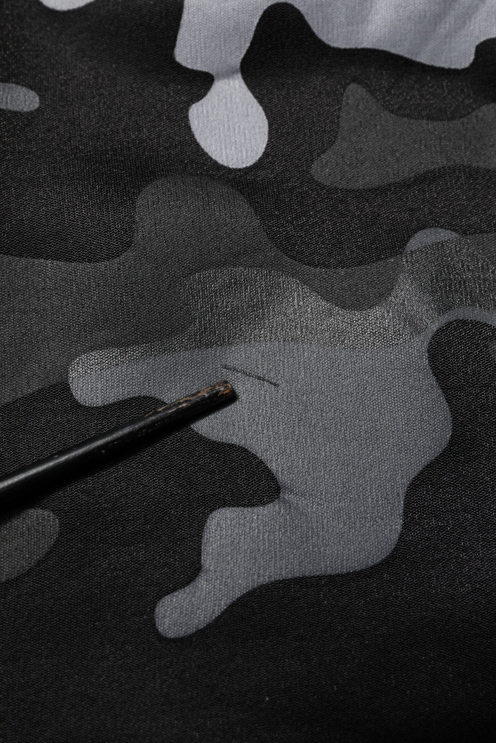 Black Camouflage Pullover Sweatshirt Sweater