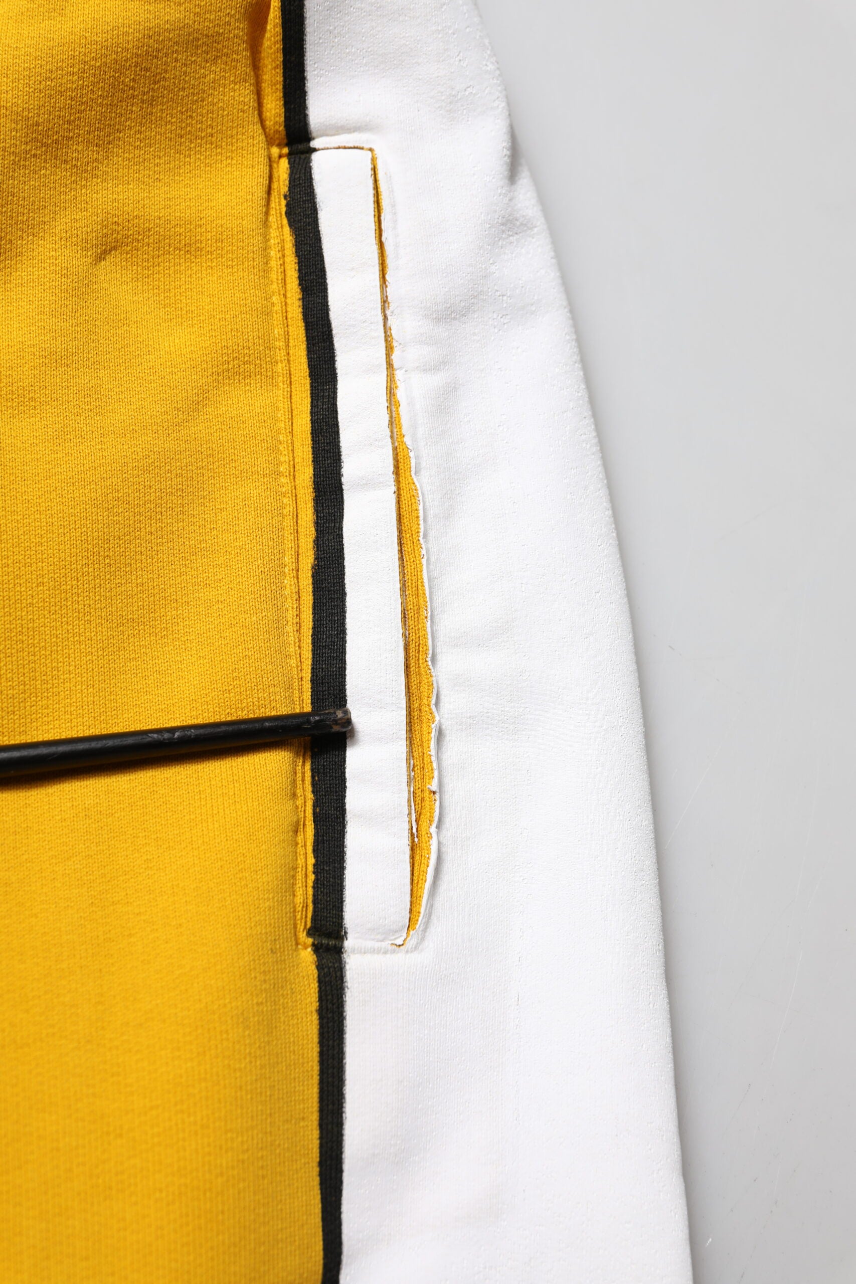 Yellow Cotton Jogger Skinny Sweatpants Pants