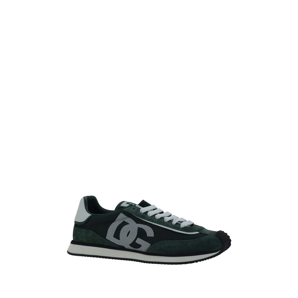Green Calf Leather Bos Taurus Athletic Sneakers