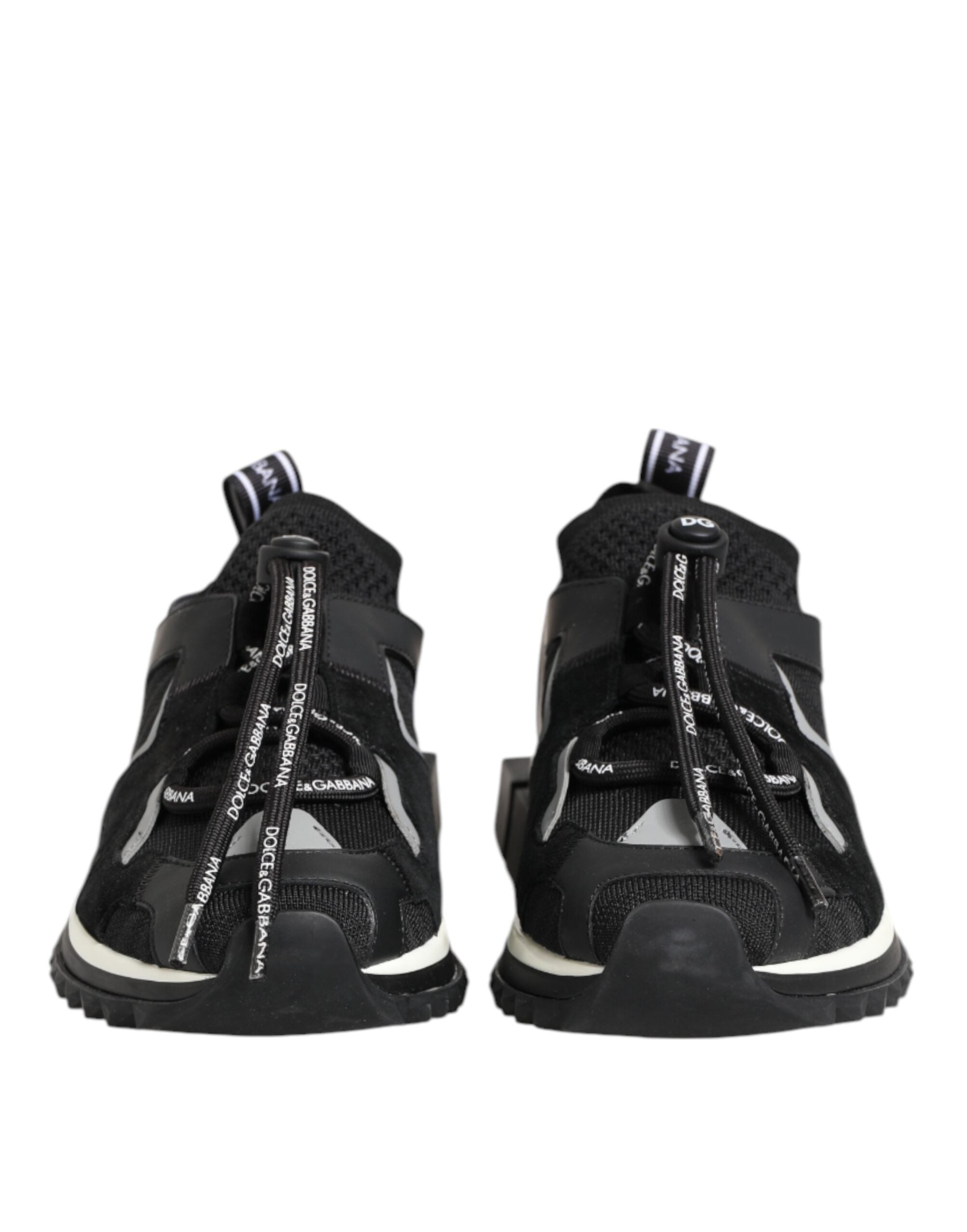 Black White Logo Sorrento Sneakers Shoes