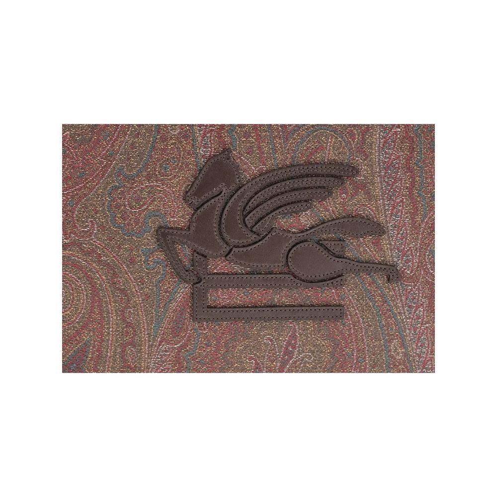 Multicolor Cotton Clutch Bag