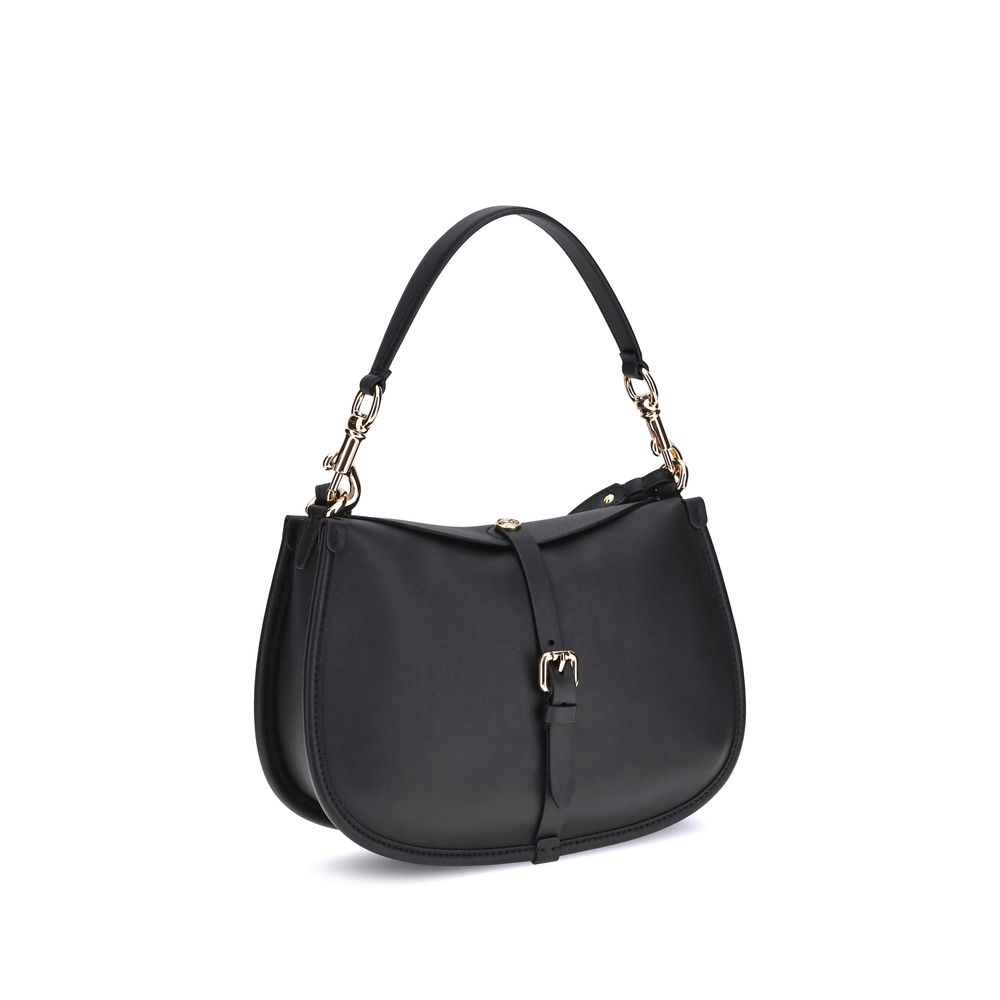 Black Calf Leather Bos Taurus Shoulder Bag