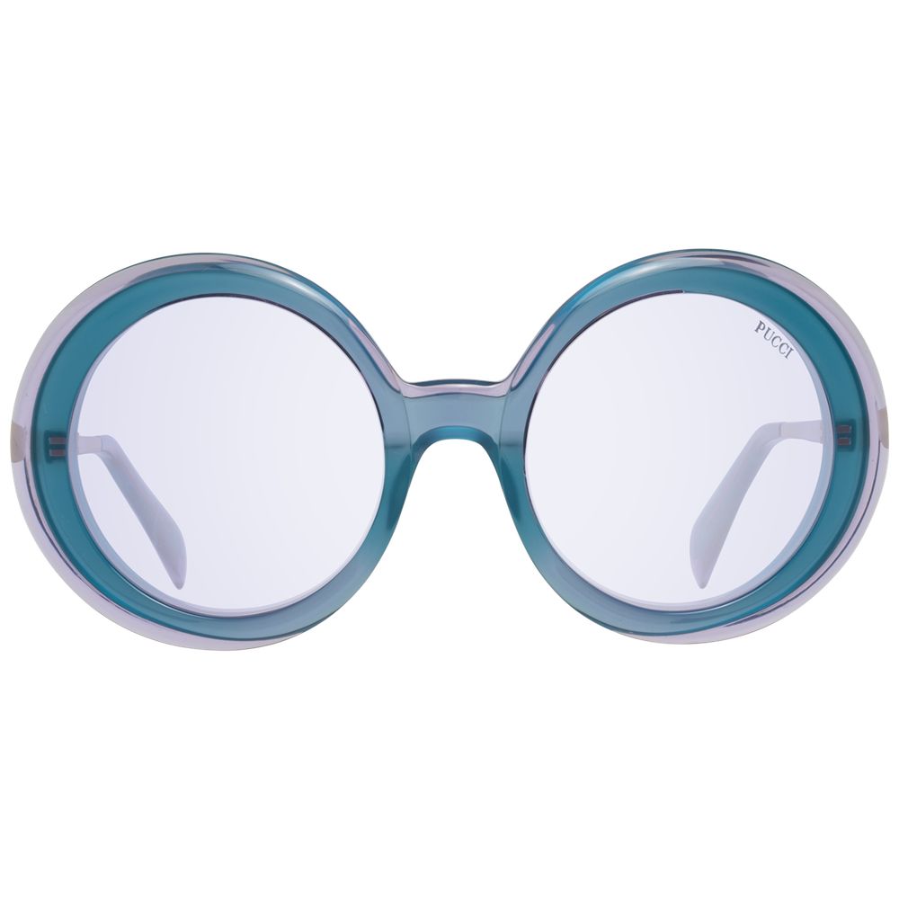 Turquoise Metal & Plastic Sunglasses