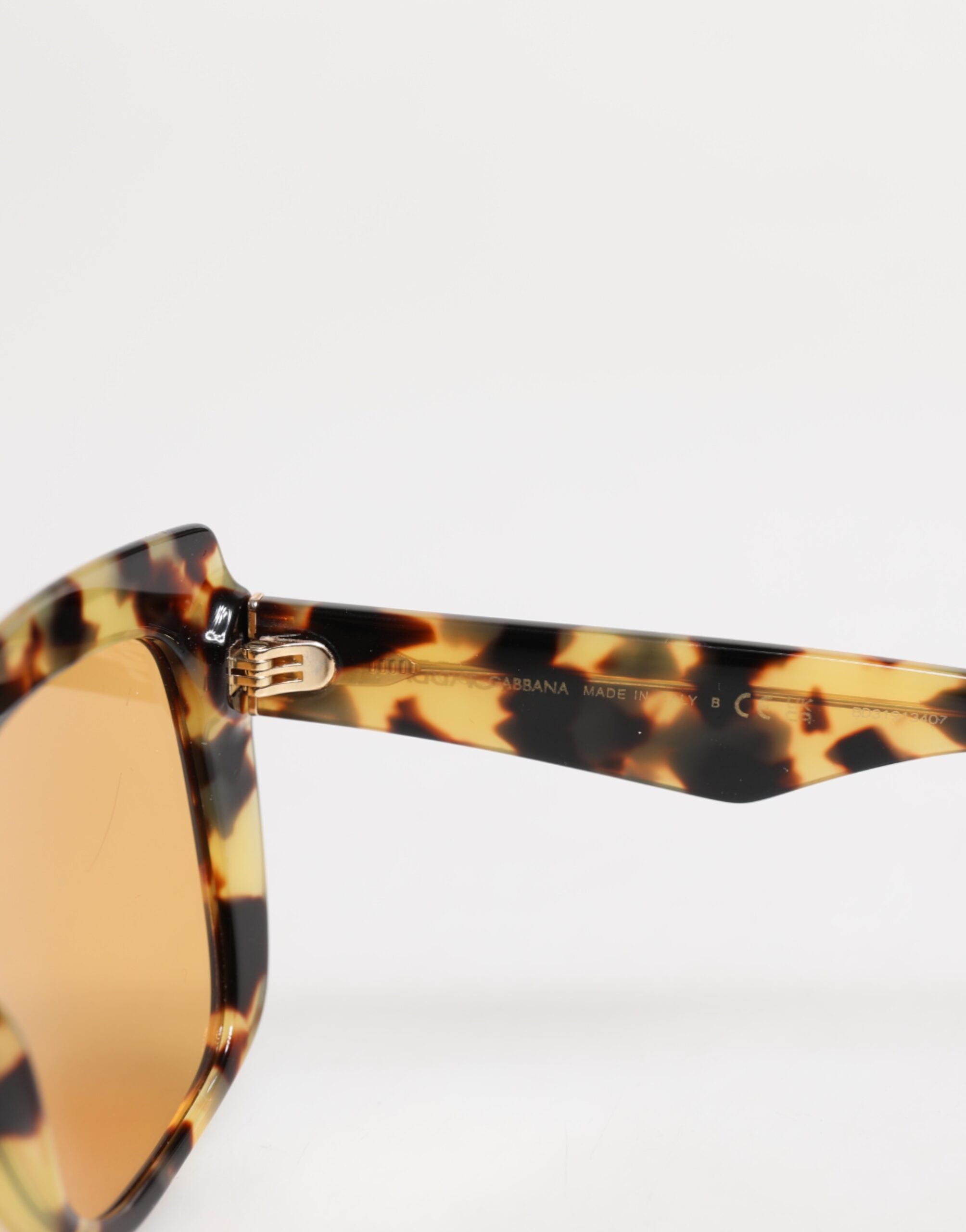 Black Yellow Havana Leopard Square Shades Sunglasses