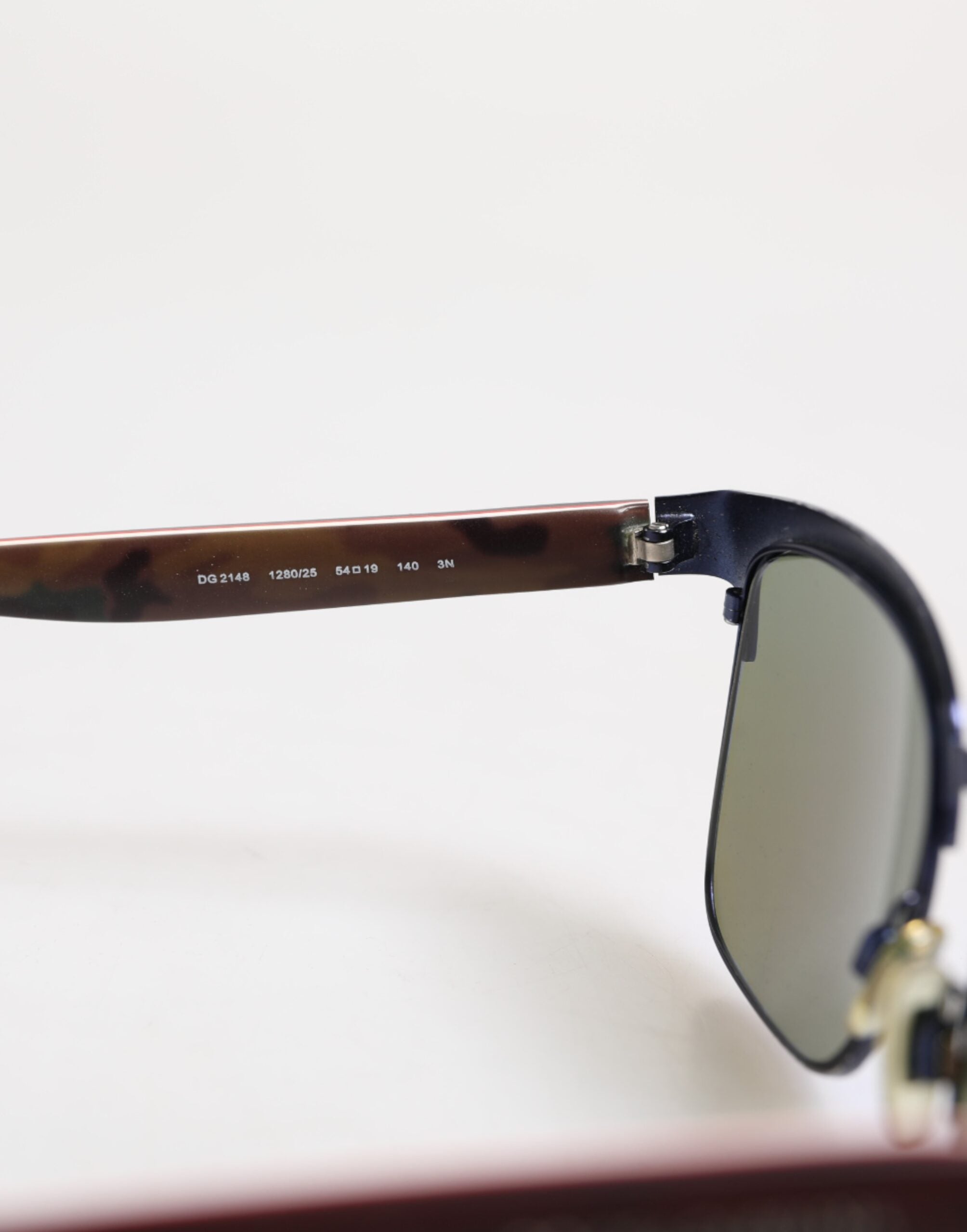 Black Acetate Square Polarized DG4287F Eyewear Sunglasses