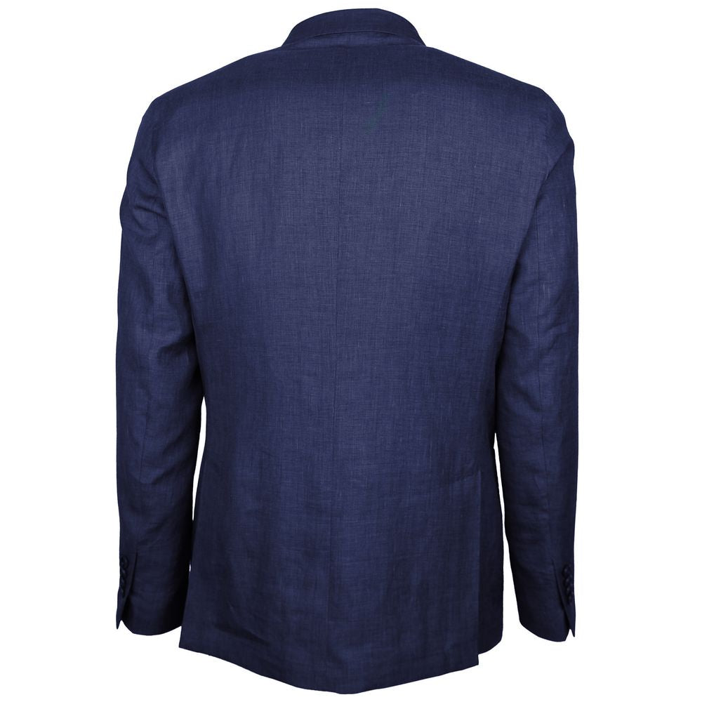 Blue Linen Blazer