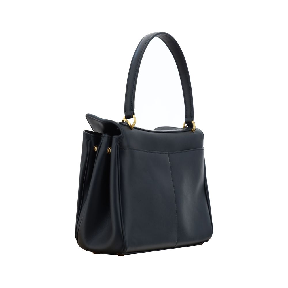 Black Calf Leather Bos Taurus Shoulder Bag