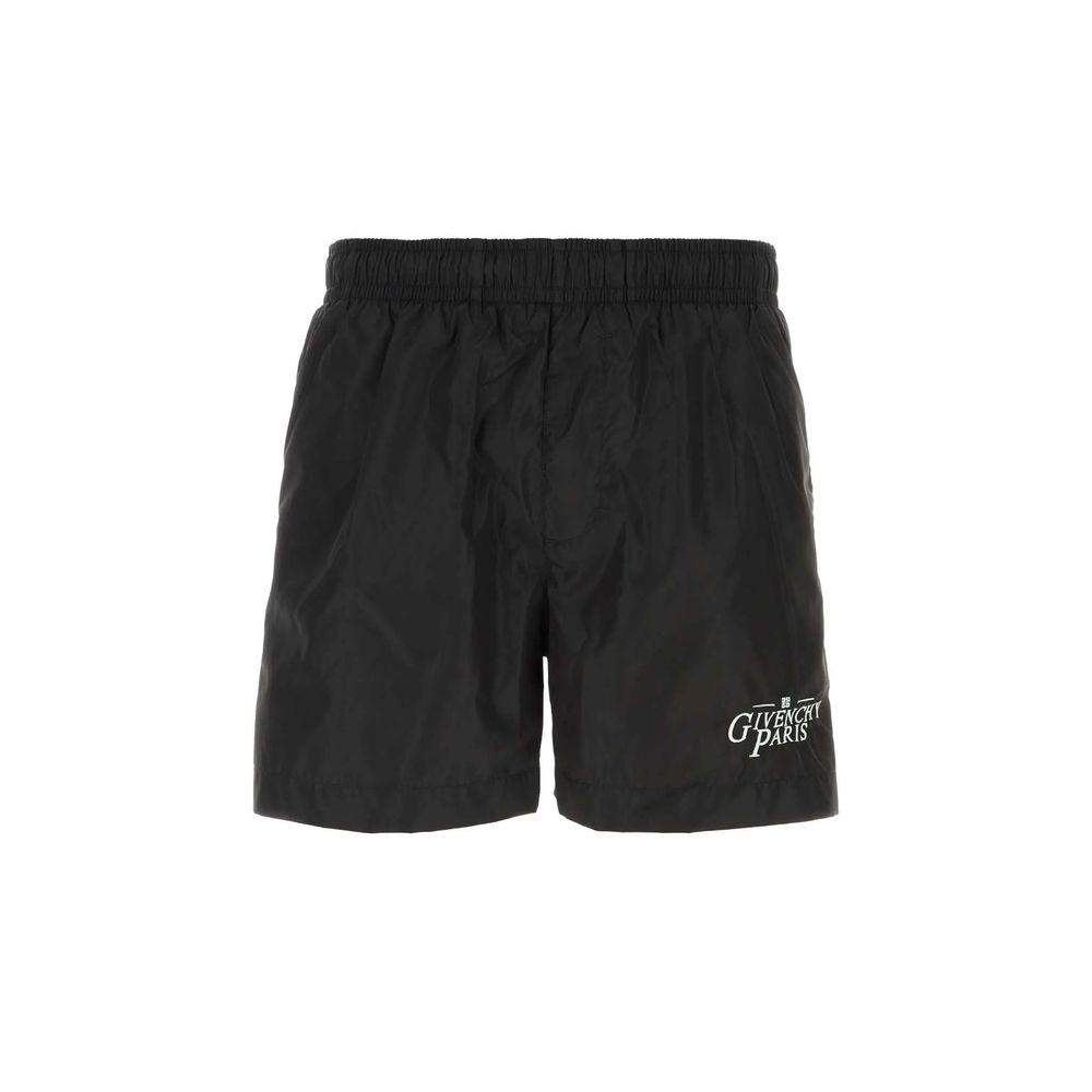 Black Polyamide Swim Shorts