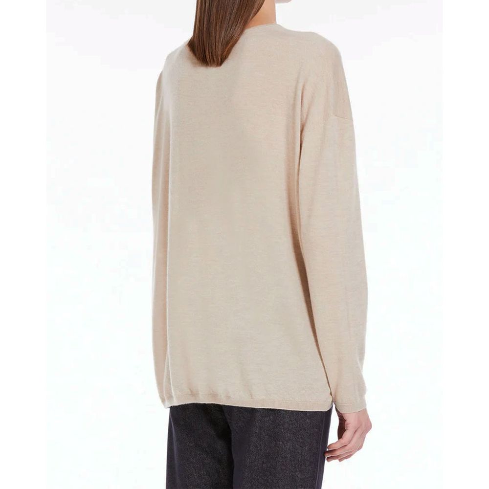 Beige Cashmere Cashmere Sweater
