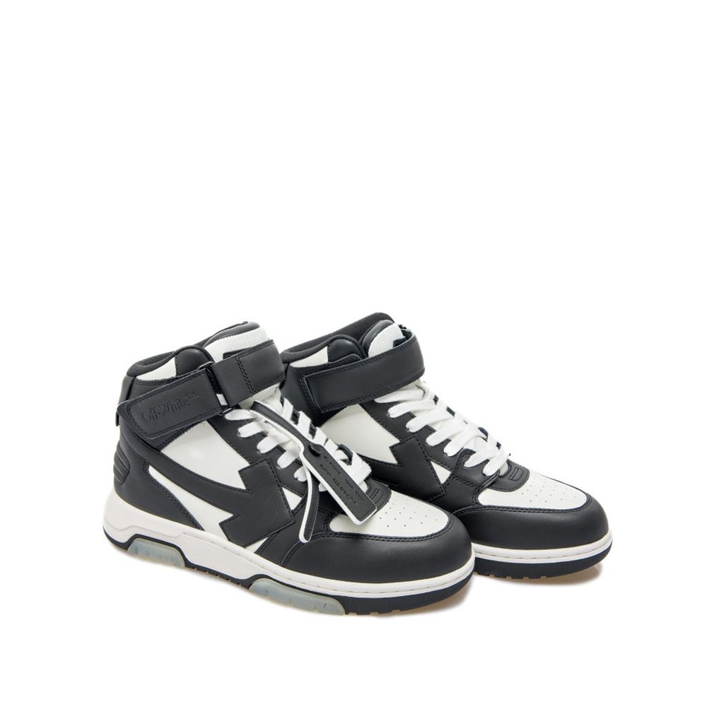 Black Calfskin Athletic Sneakers