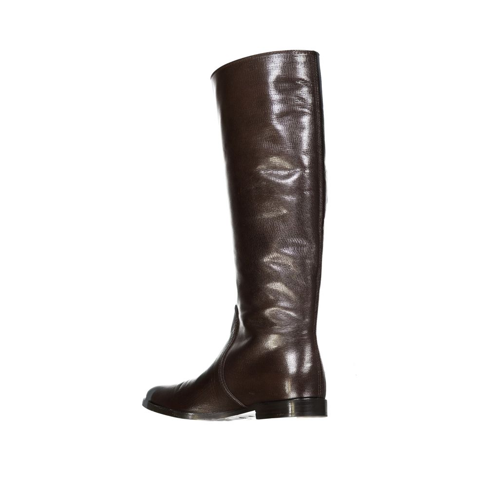 Brown Calfskin Boots