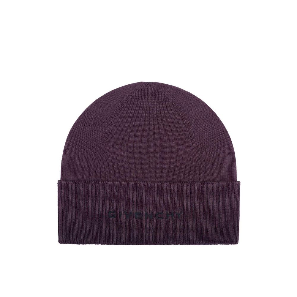 Purple Wool Beanie