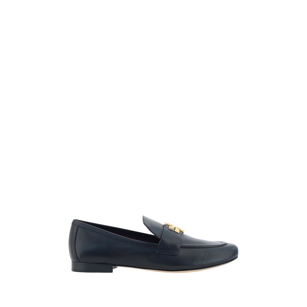 Black Calf Leather Bos Taurus Slip-On Loafers
