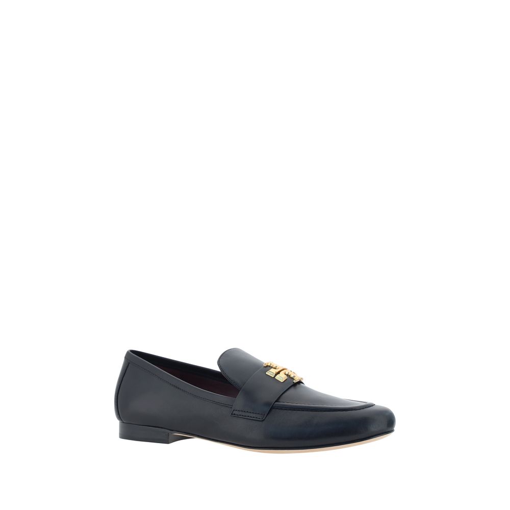 Black Calf Leather Bos Taurus Slip-On Loafers