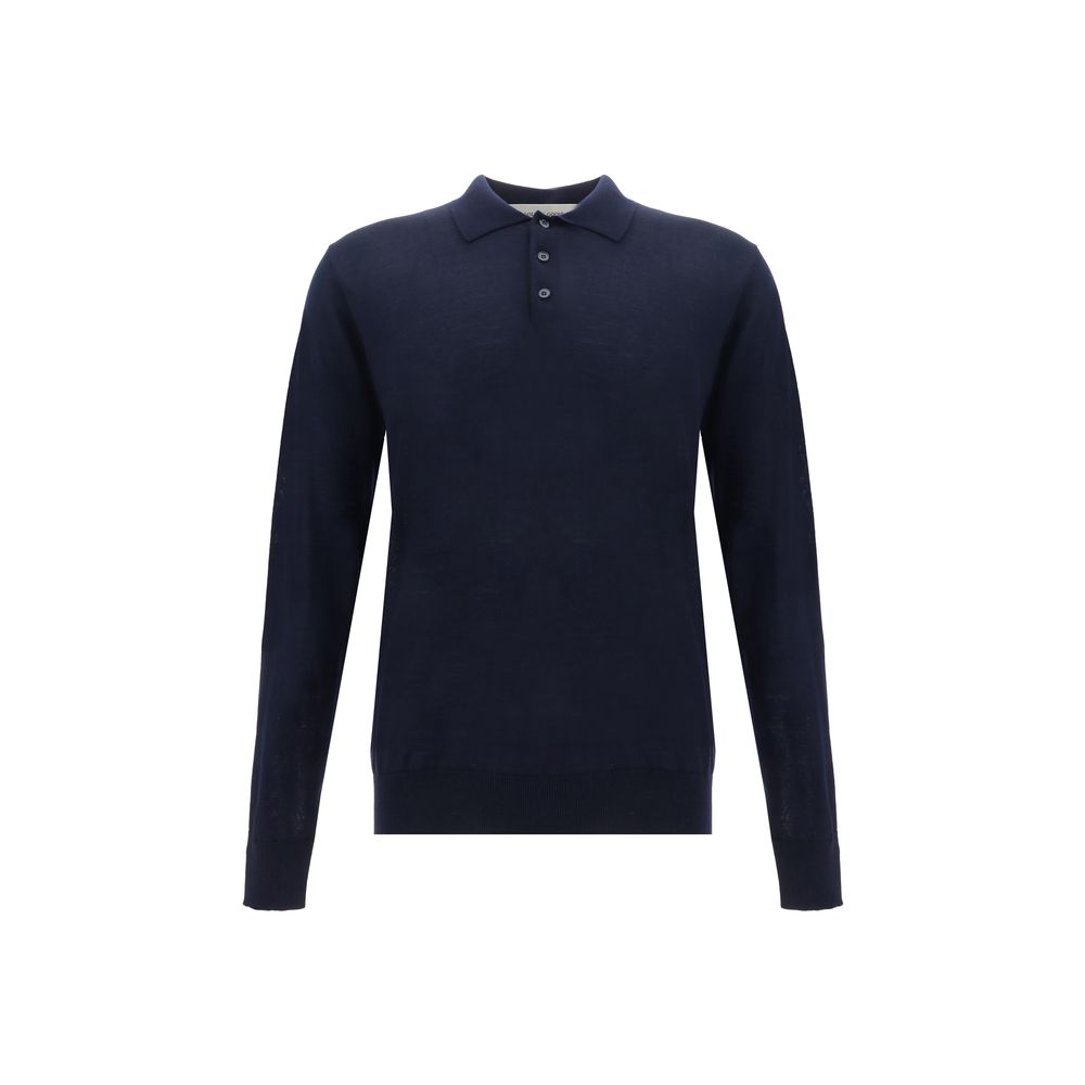 Blue Fleece Wool Shirt