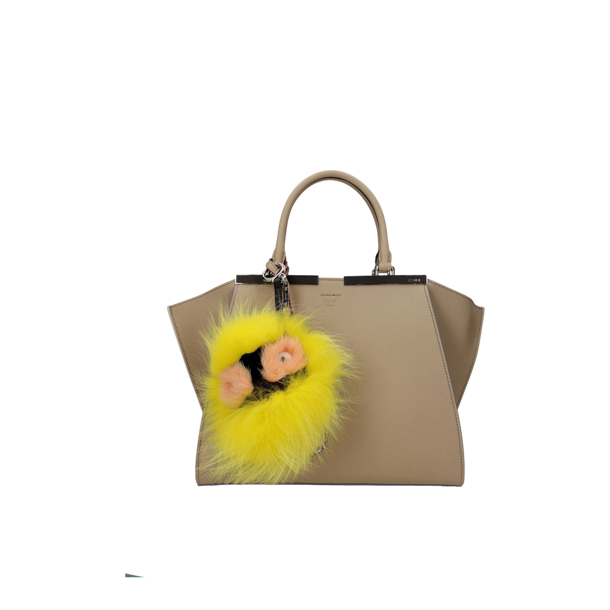 Yellow Fur Keychain
