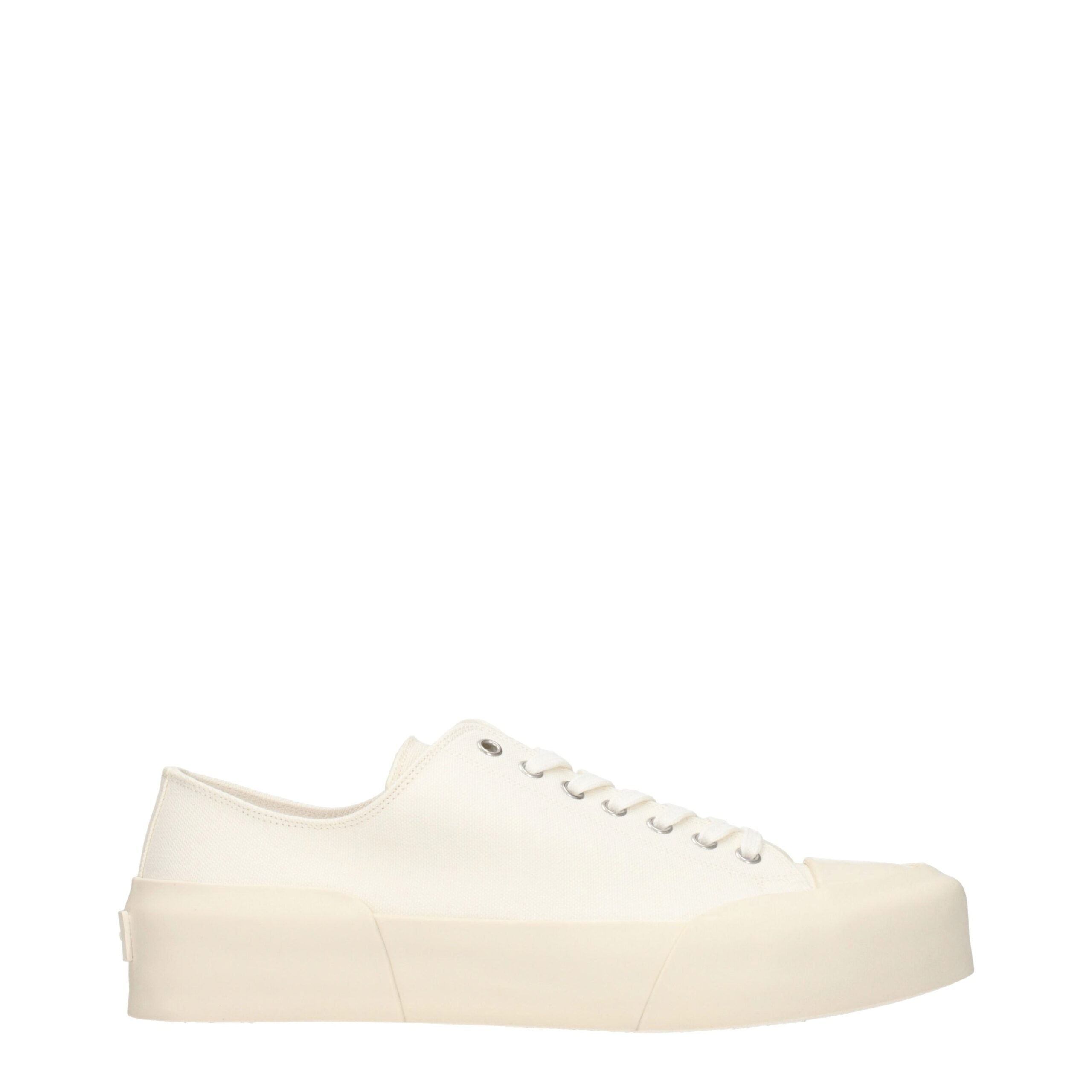 Beige Fabric Low Top Sneakers