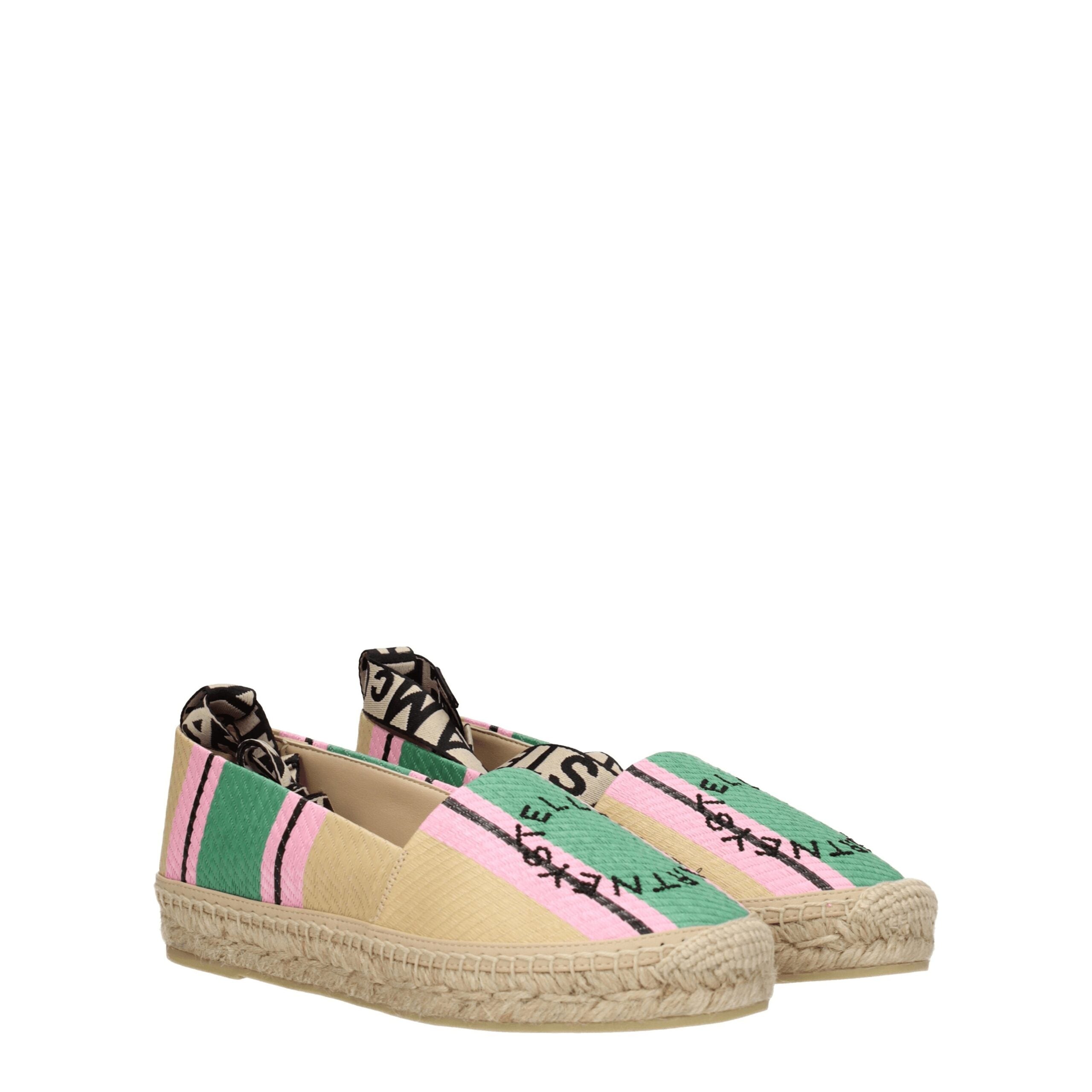 Multicolor Fabric Espadrilles