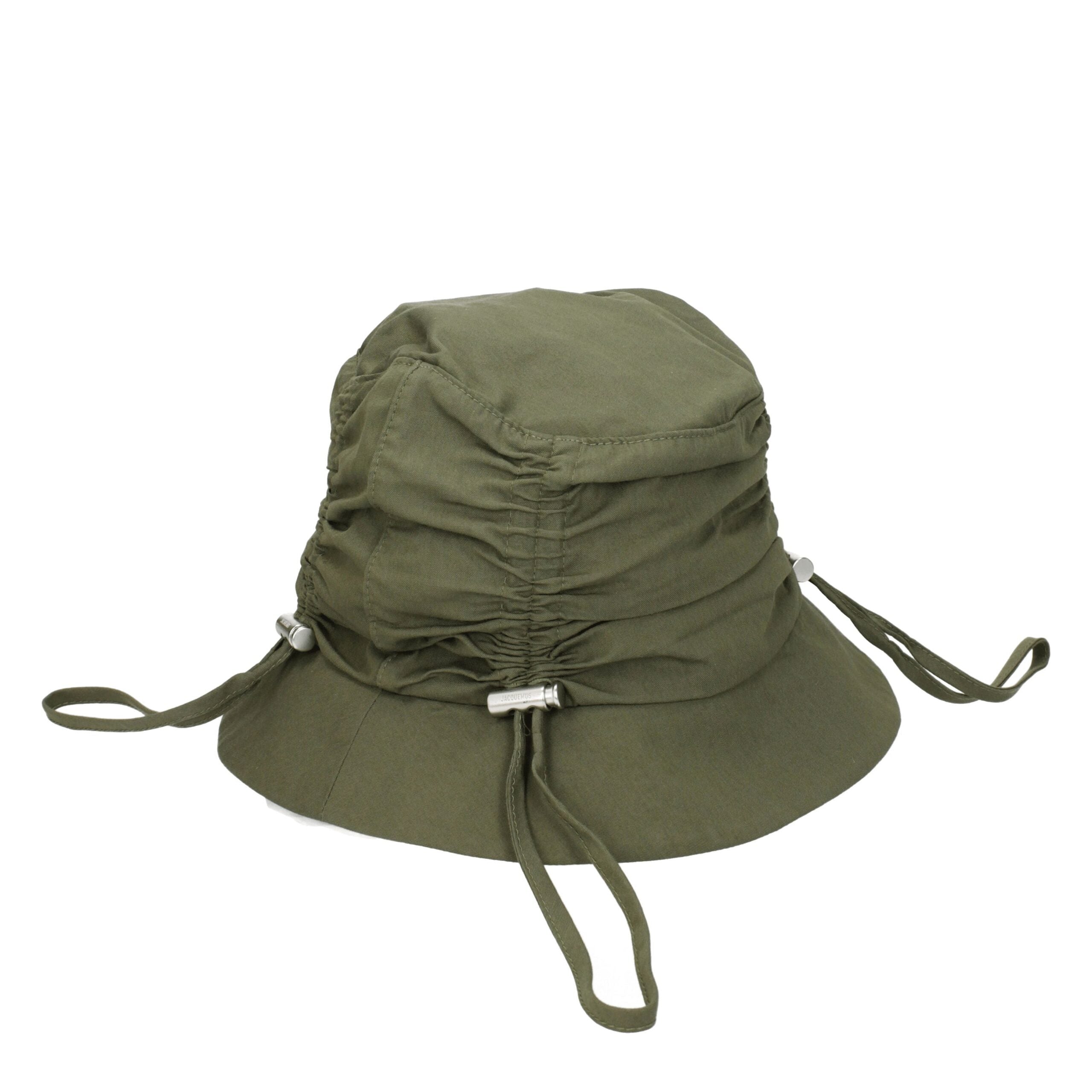 Green Cotton Bucket Hat