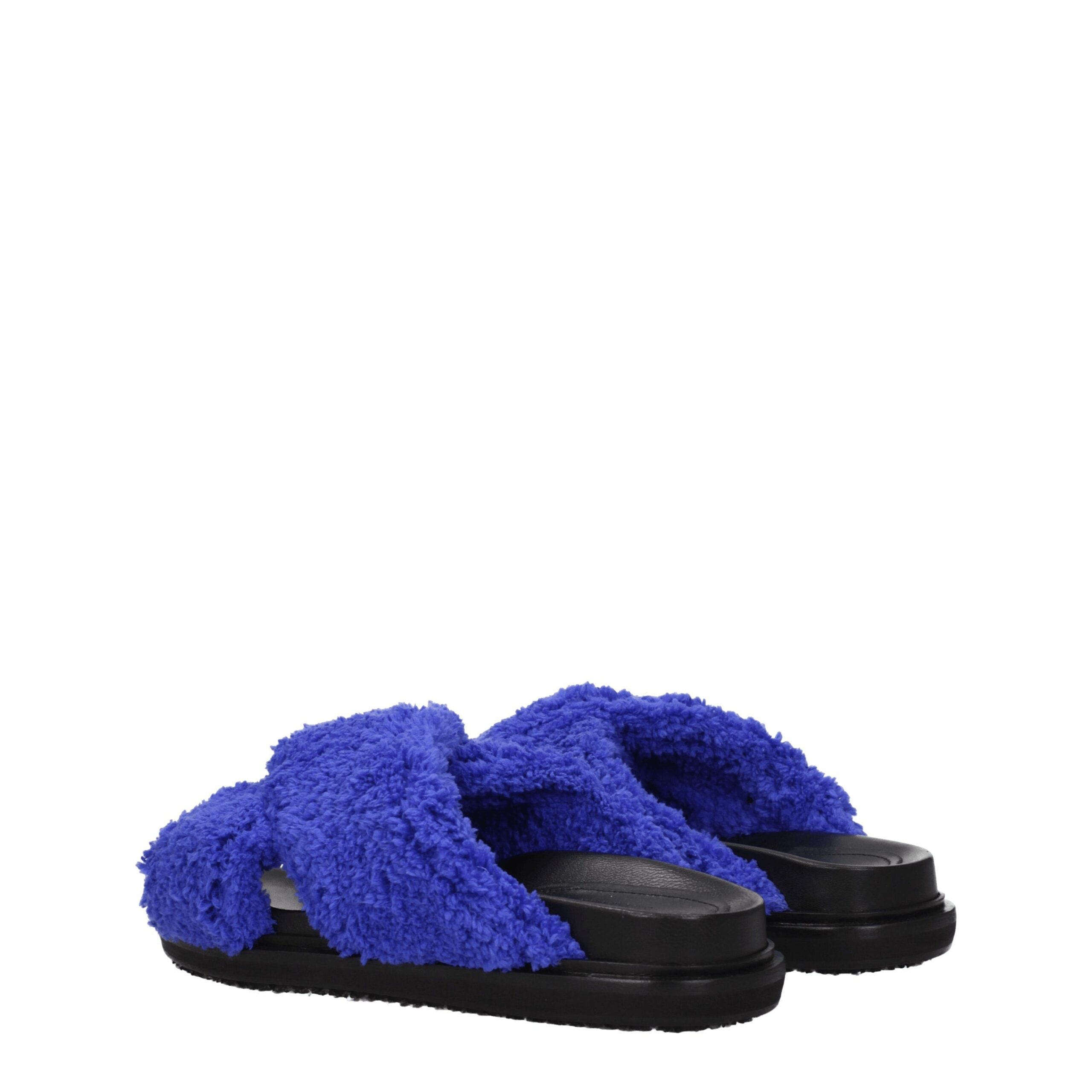 Purple Fabric Slippers
