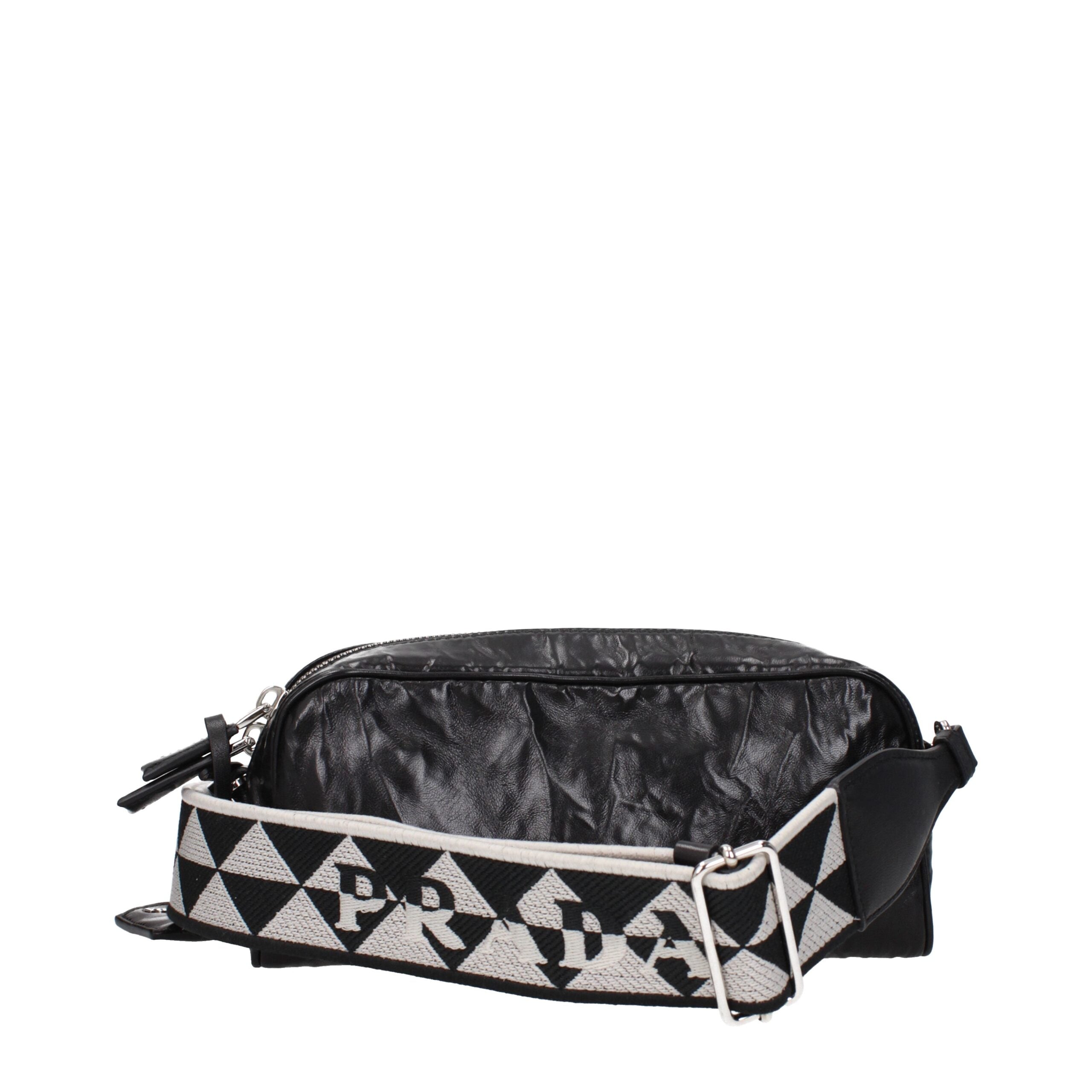 Black Leather Crossbody Bag