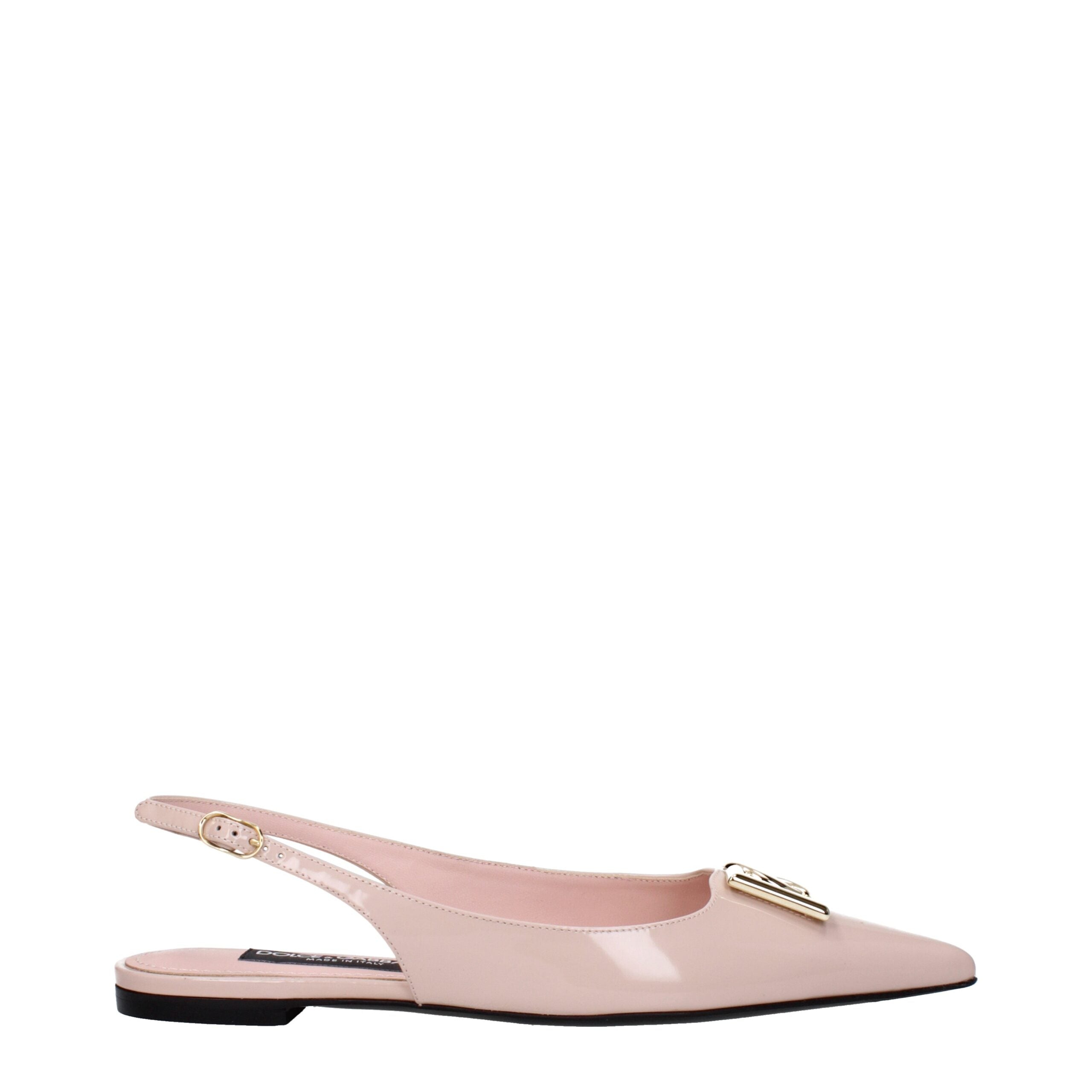 Pink Leather Ballet Flats