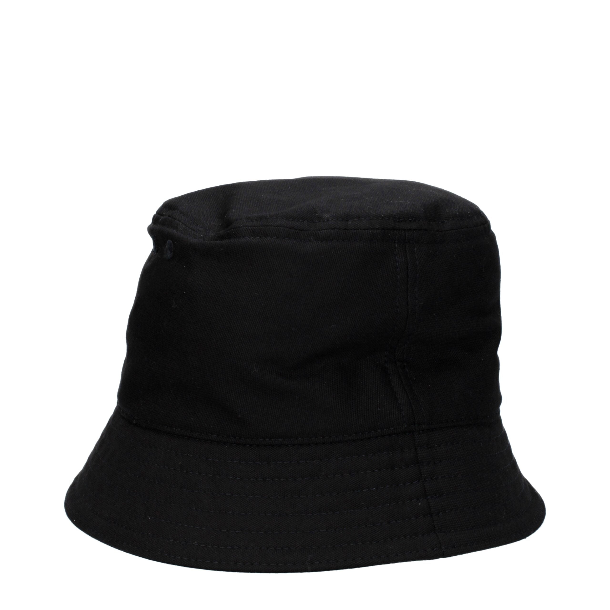 Black Cotton Bucket Hat
