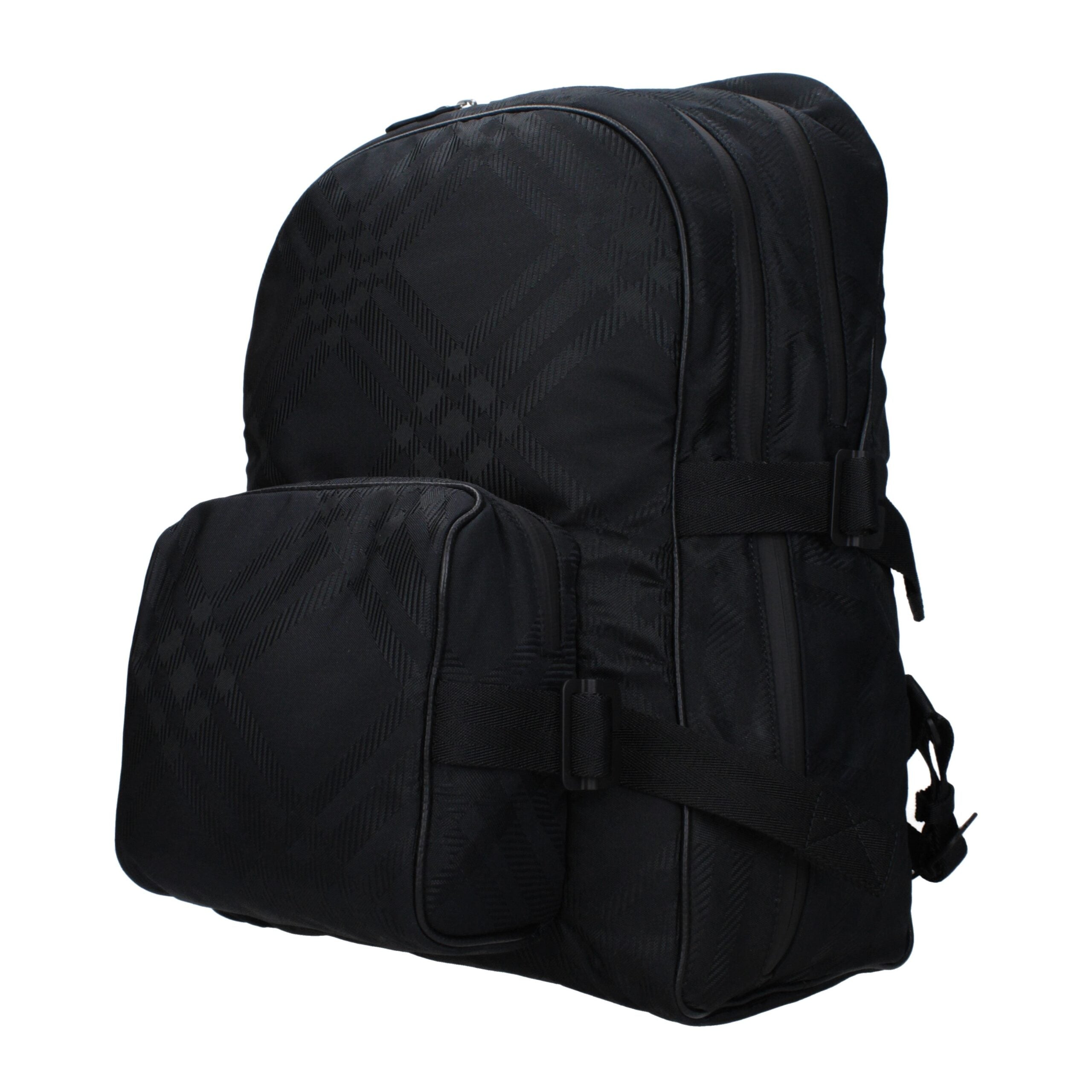 Black Fabric Backpack