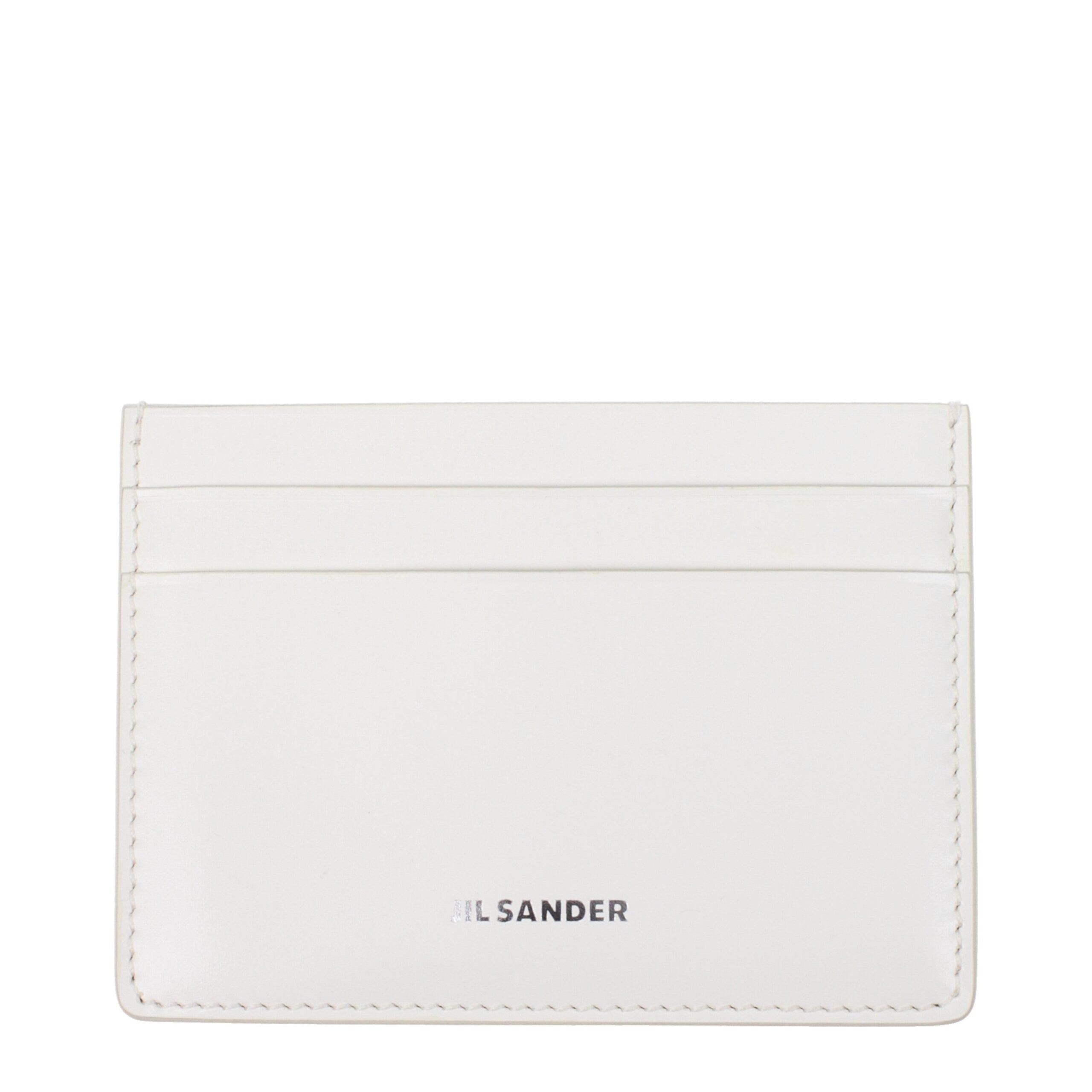 White Leather Cardholder