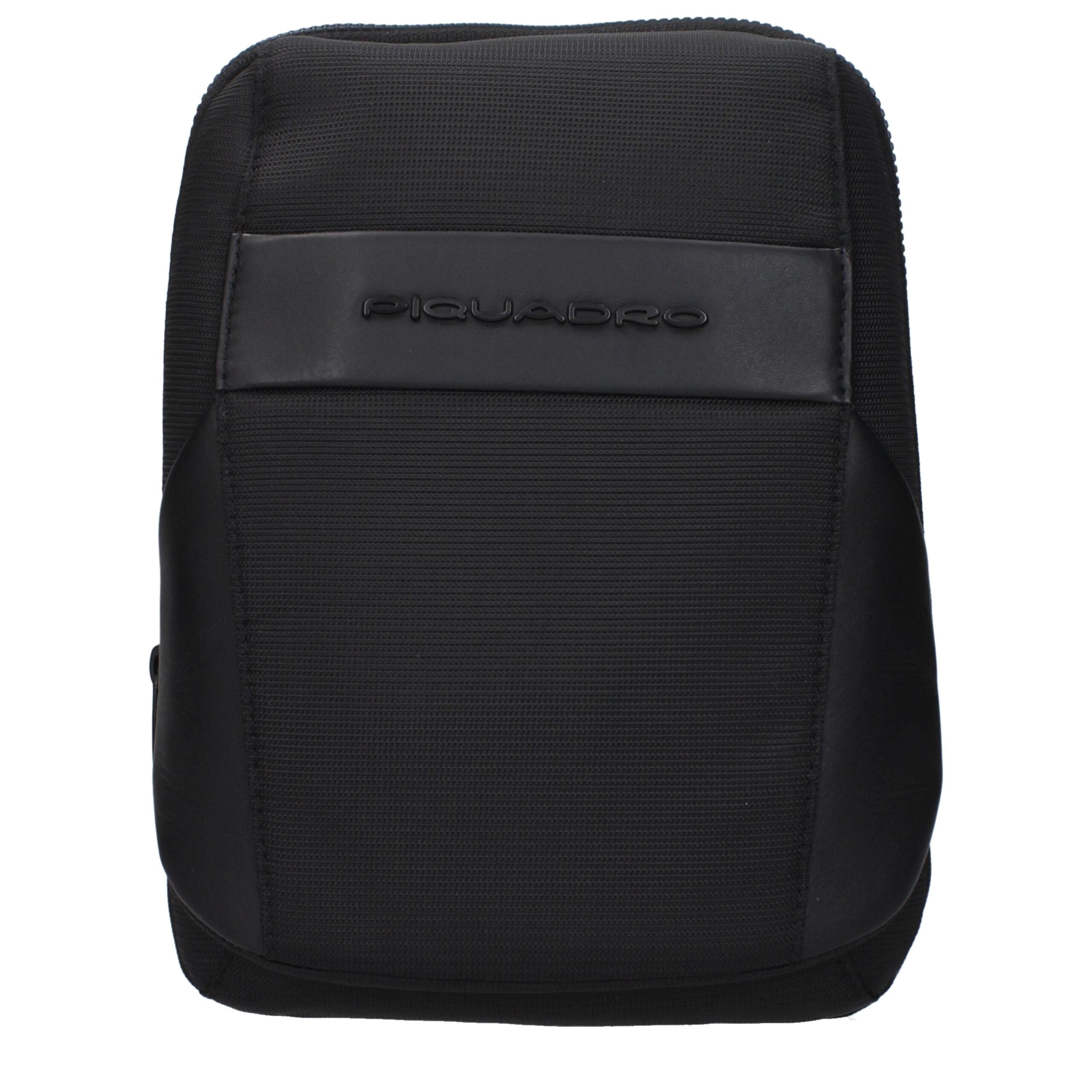 Black Fabric Crossbody Bag