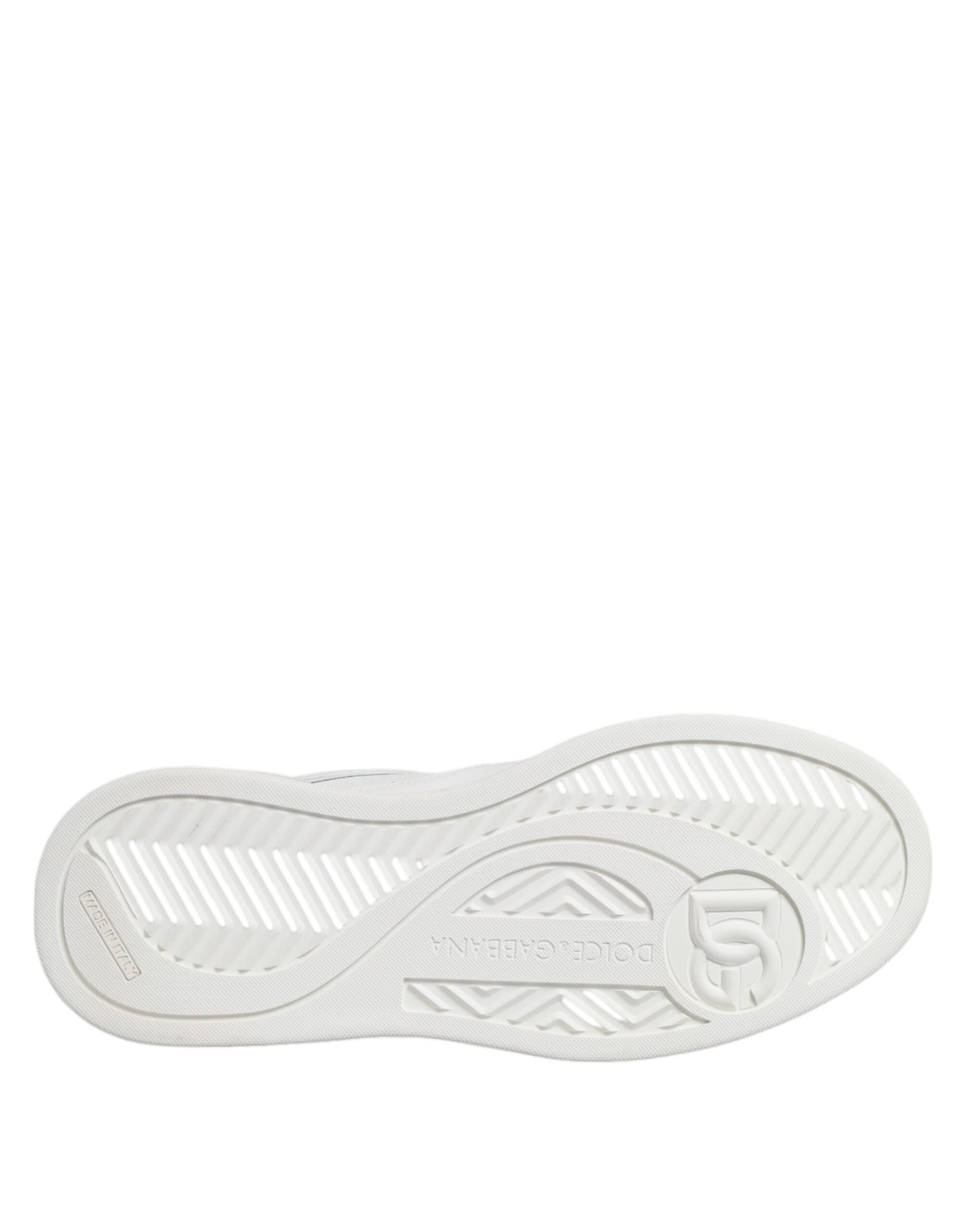 White Miami Leather Low Top Sneakers Shoes