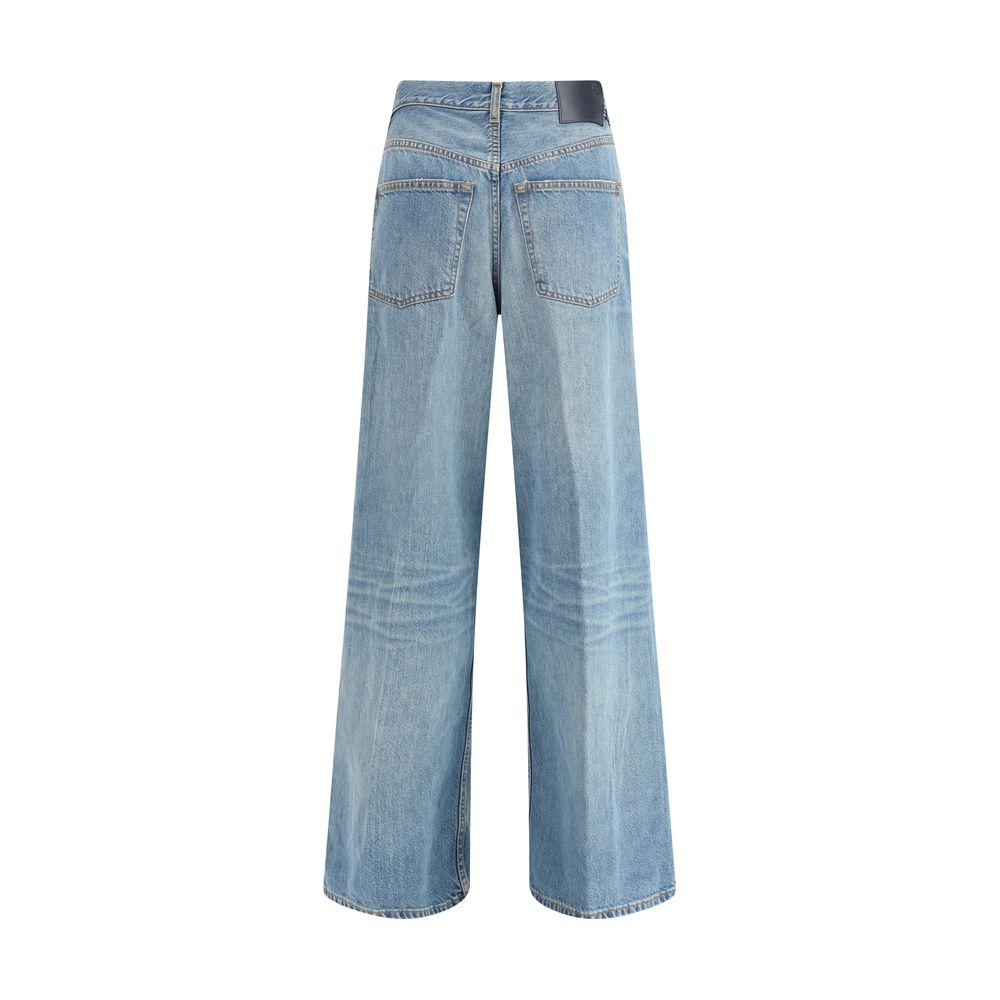 Light Blue Cotton Jeans Denim