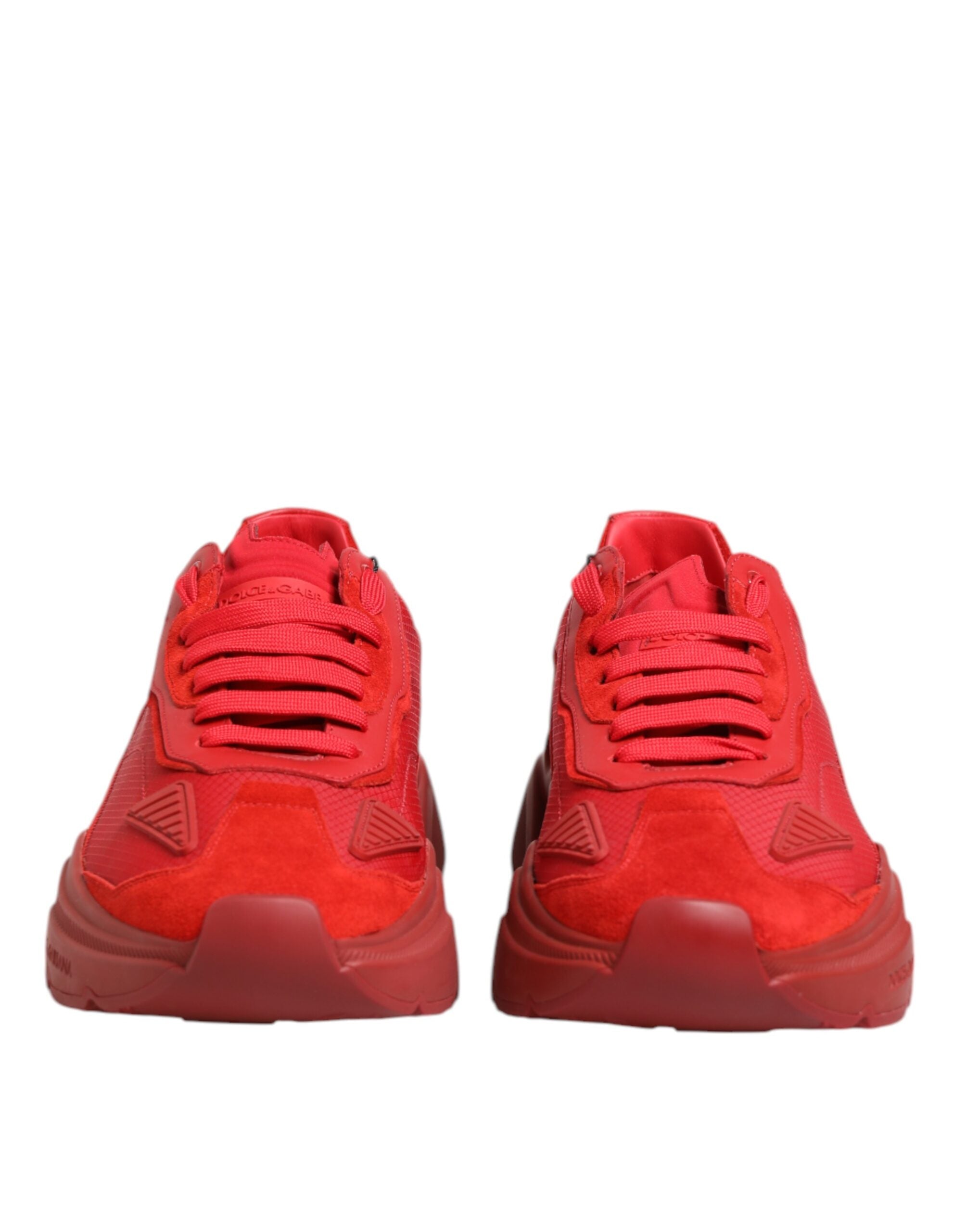 Red Leather Daymaster Low Top Sneakers Shoes