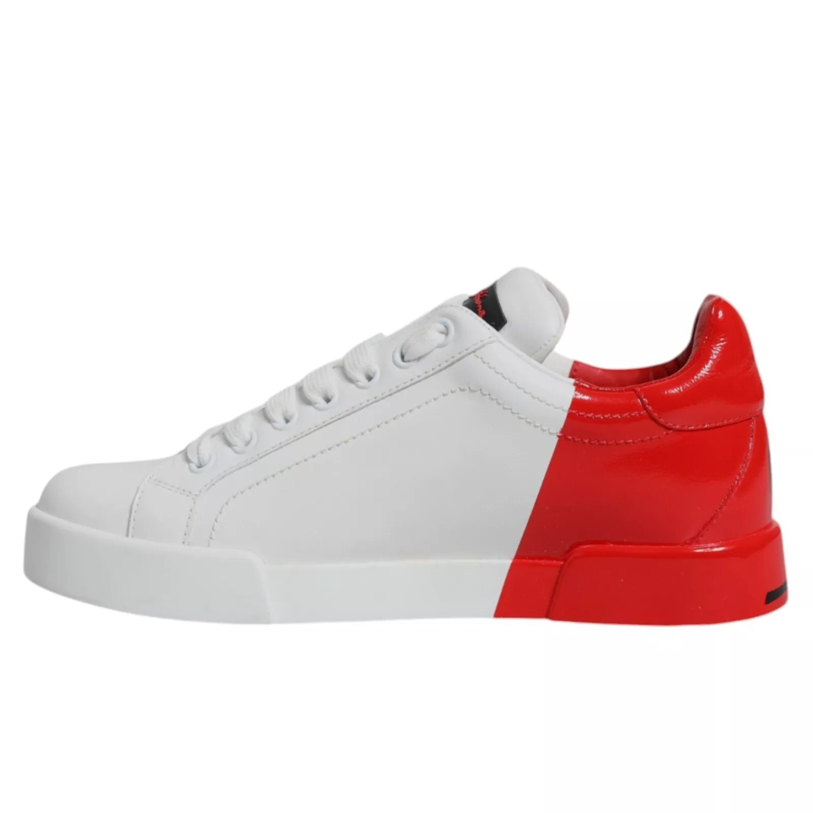 White Red Portofino Low Top Sneakers Shoes
